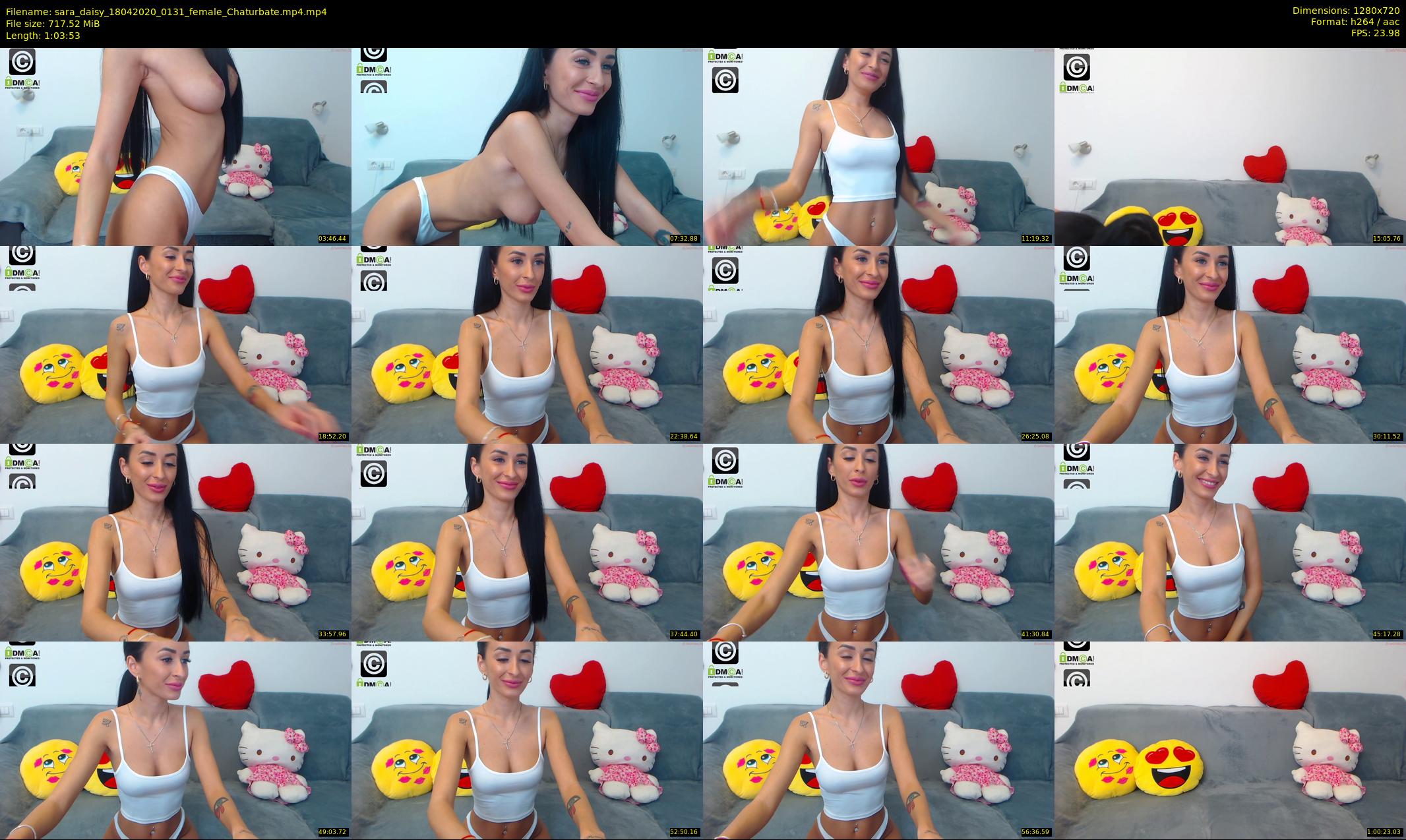 sara_daisy — 64 minute Chaturbate female cam show recording, 720p, Apr 18, 2020