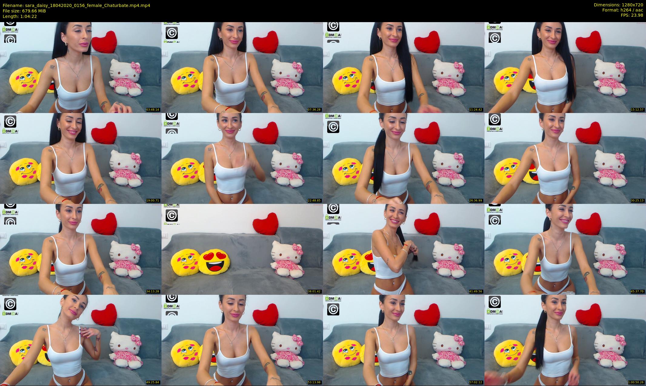 sara_daisy — 65 minute Chaturbate female cam show recording, 720p, Apr 18, 2020