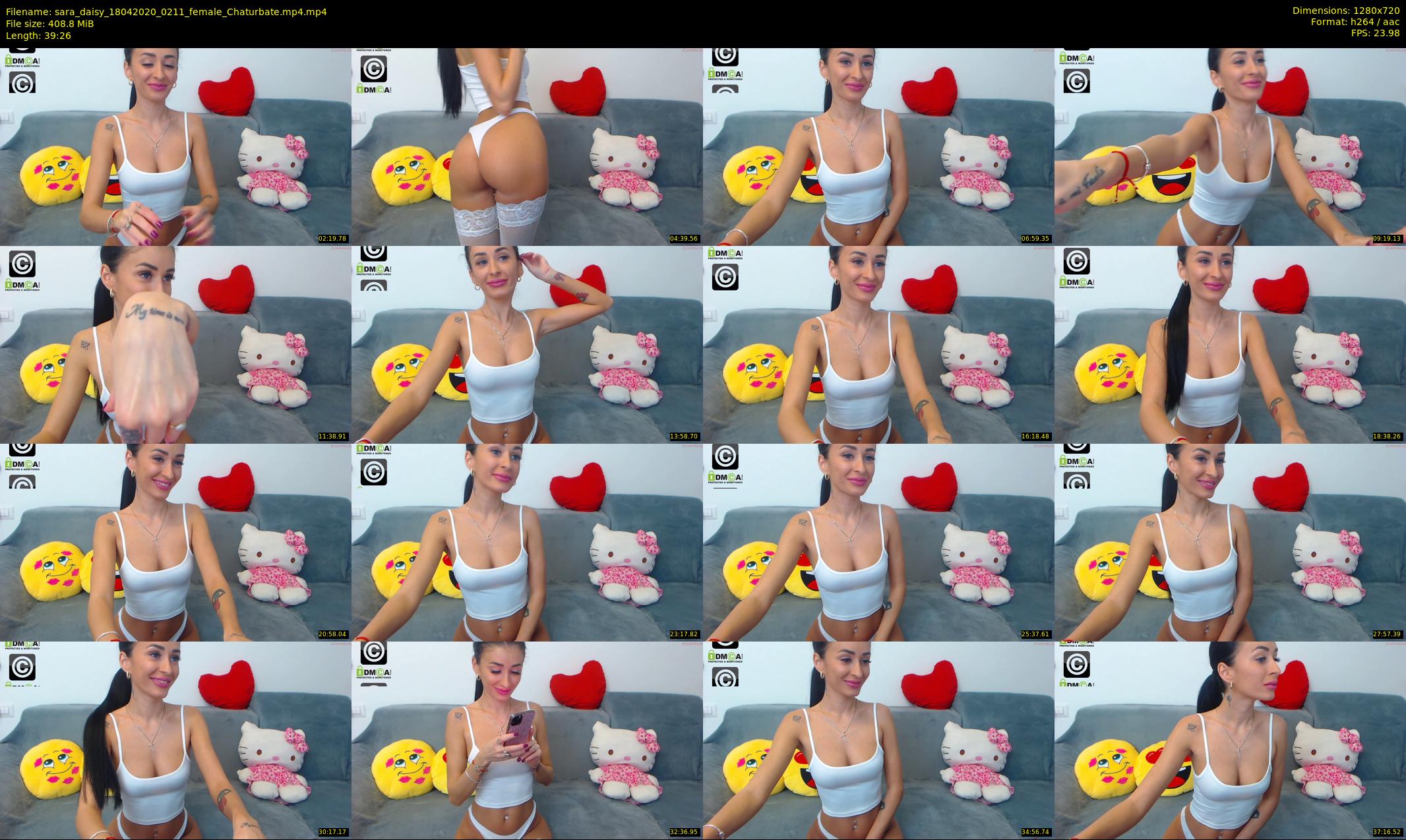 sara_daisy — 40 minute Chaturbate female cam show recording, 720p, Apr 18, 2020