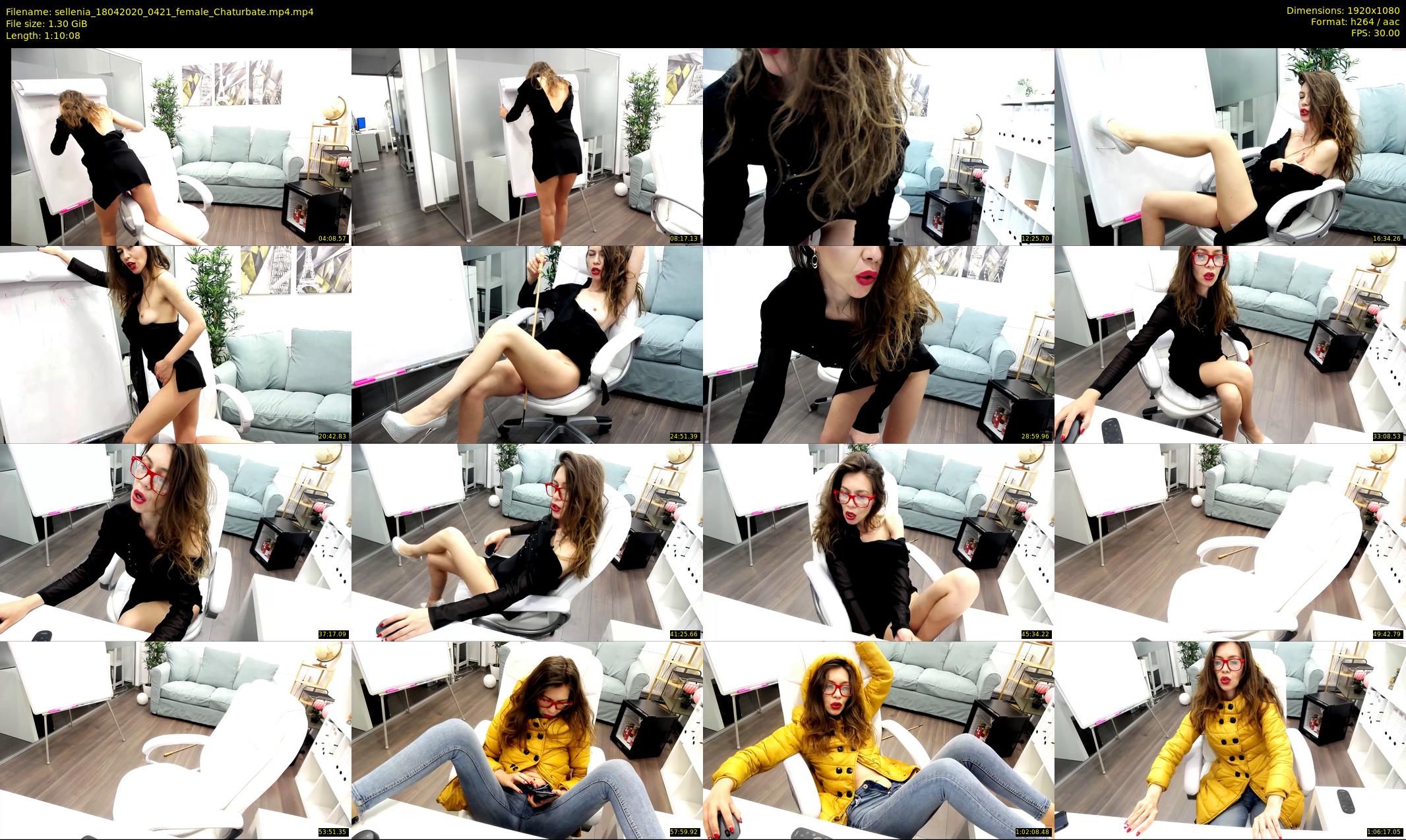 sellenia — 71 minute Chaturbate female cam show recording, 1080p, Apr 18, 2020