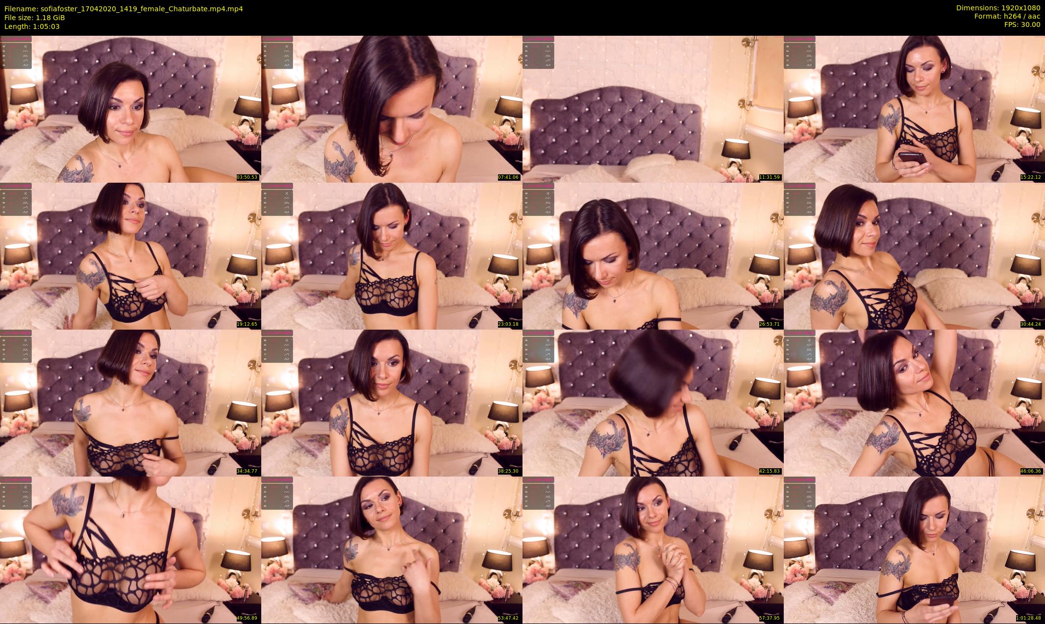 sofiafoster — 66 minute Chaturbate female cam show recording, 1080p, Apr 17, 2020