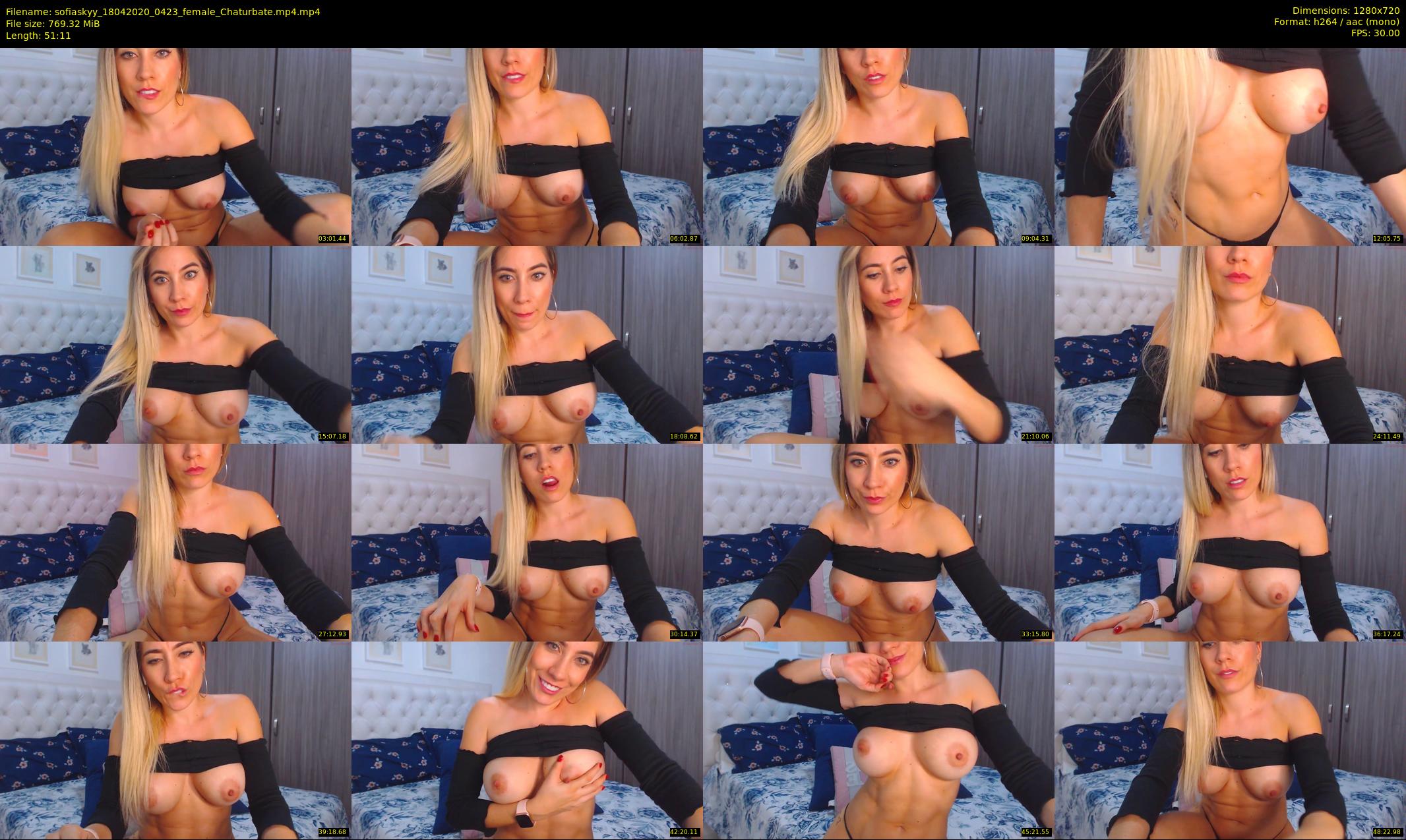 sofiaskyy — 52 minute Chaturbate female cam show recording, 720p, Apr 18, 2020