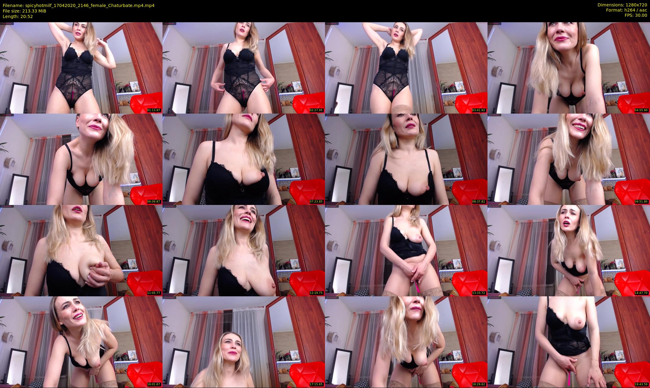 spicyhotmilf — 21 minute Chaturbate female cam show recording, 720p, Apr 17, 2020