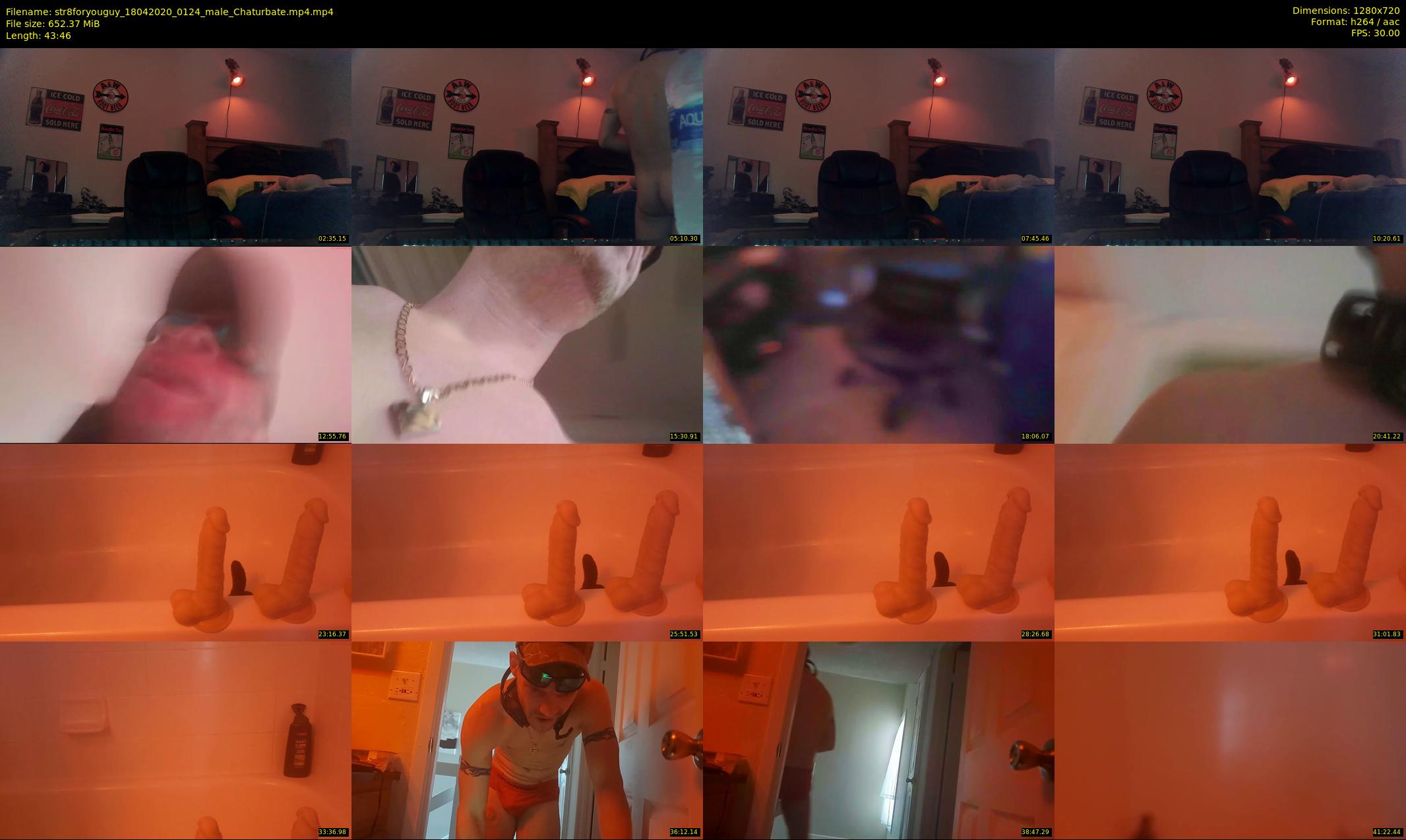 str8foryouguy — 44 minute Chaturbate male cam show recording, 720p, Apr 18, 2020