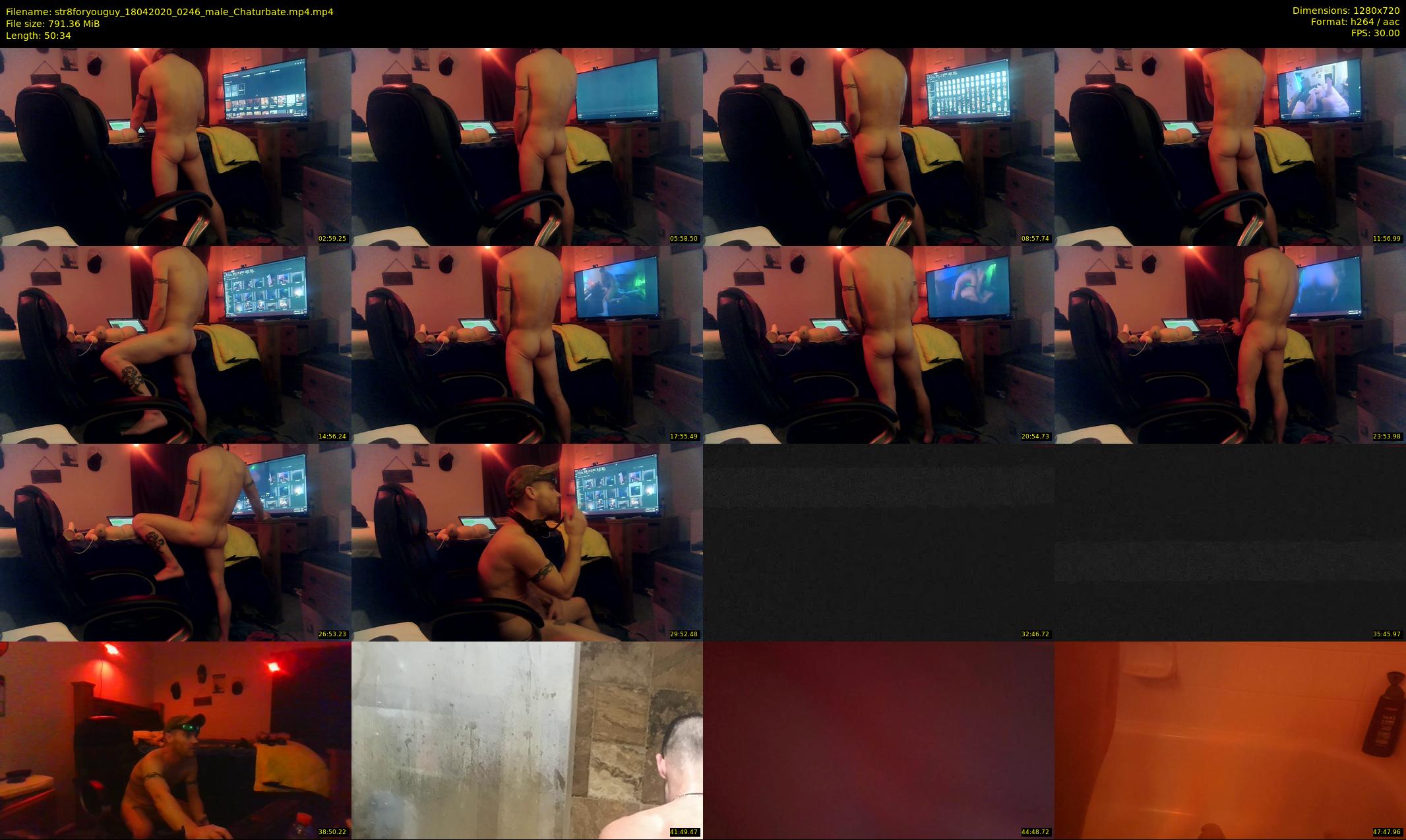 str8foryouguy — 51 minute Chaturbate male cam show recording, 720p, Apr 18, 2020