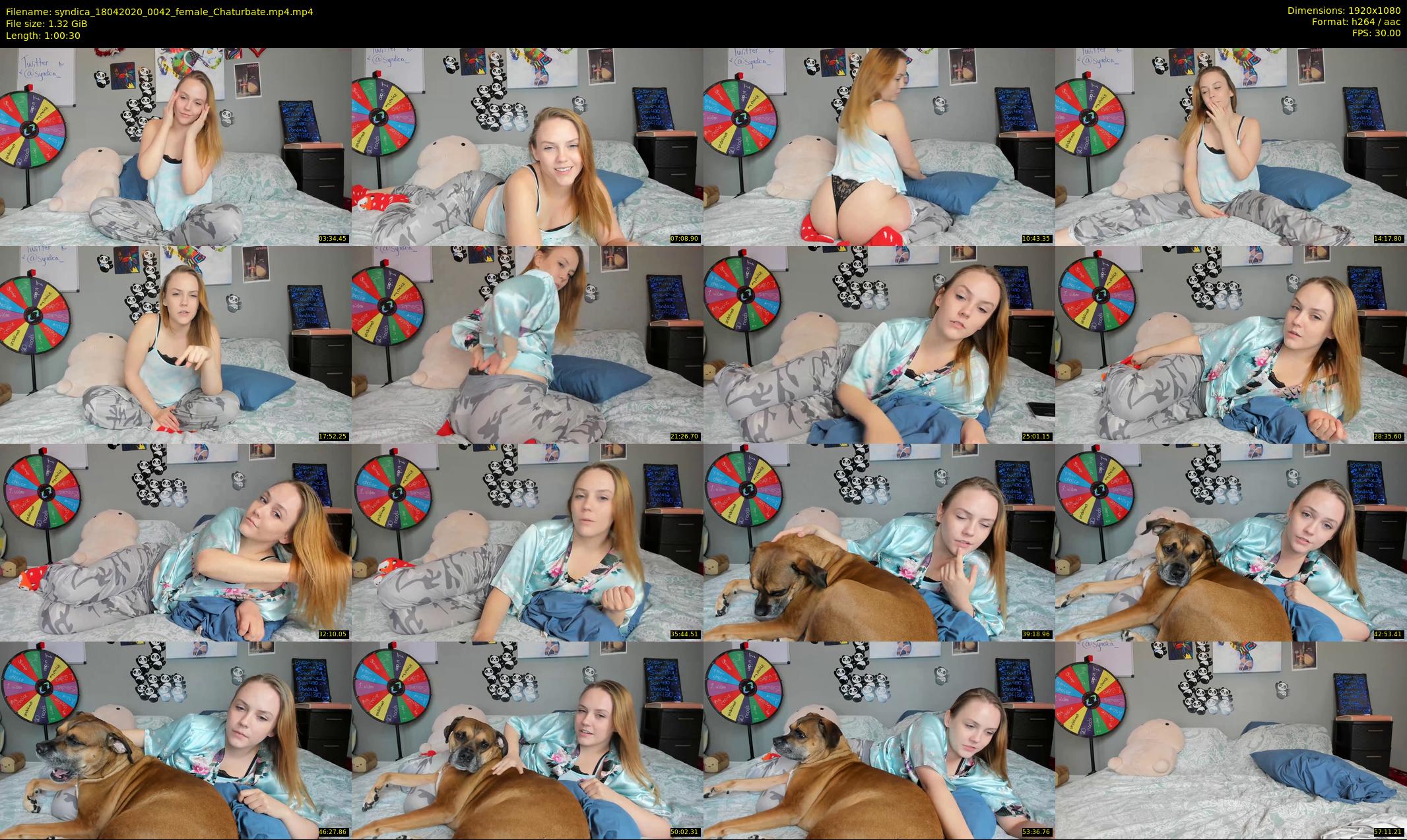 syndica — 61 minute Chaturbate female cam show recording, 1080p, Apr 18, 2020