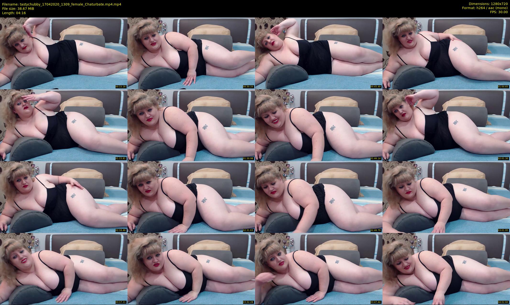 tastychubby — 5 minute Chaturbate female cam show recording, 720p, Apr 17, 2020