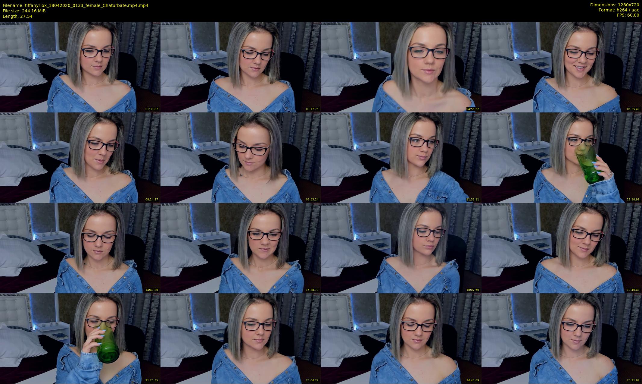 tiffanyriox — 28 minute Chaturbate female cam show recording, 720p, Apr 18, 2020