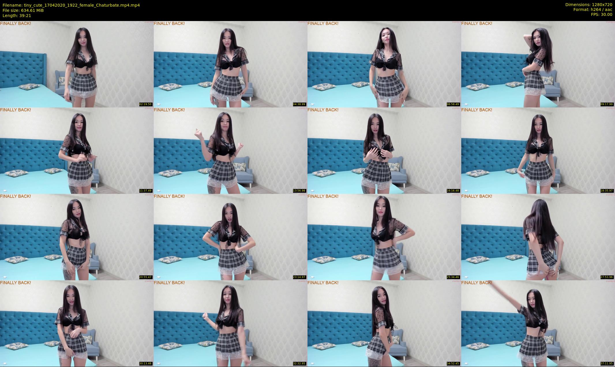 tiny_cute — 40 minute Chaturbate female cam show recording, 720p, Apr 17, 2020