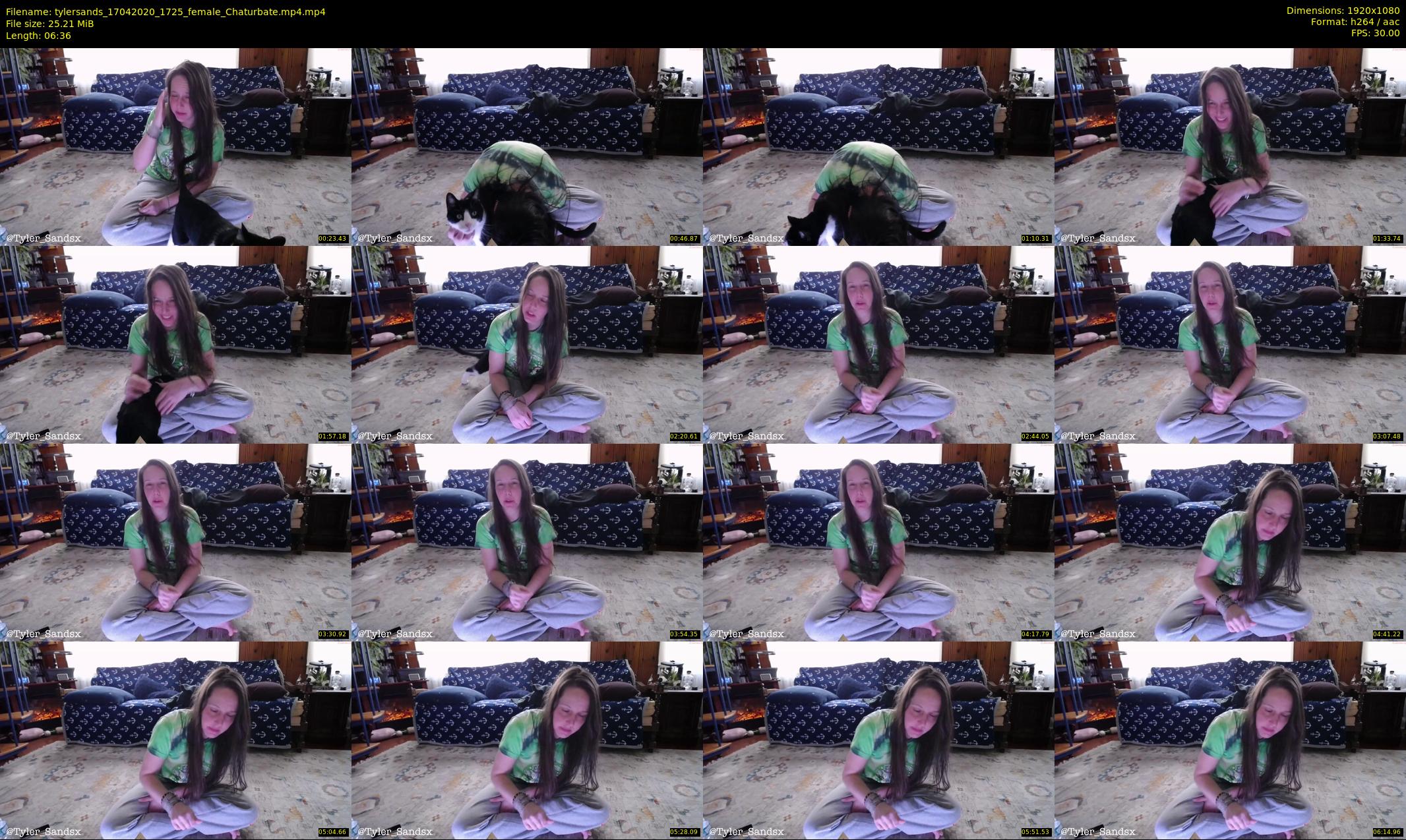 tylersands — 7 minute Chaturbate female cam show recording, 1080p, Apr 17, 2020