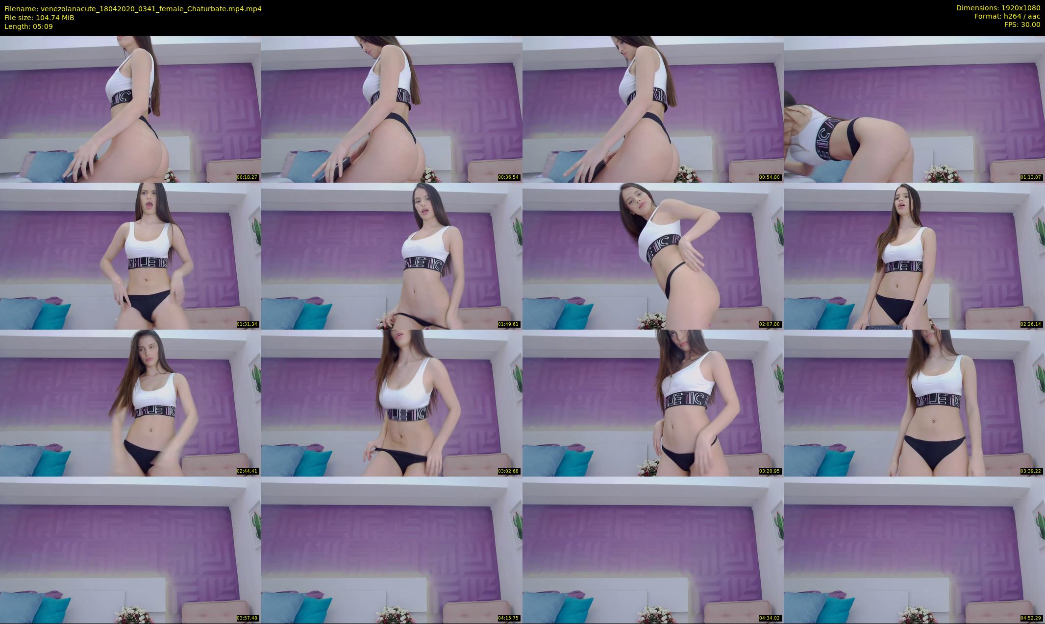 venezolanacute — 6 minute Chaturbate female cam show recording, 1080p, Apr 18, 2020