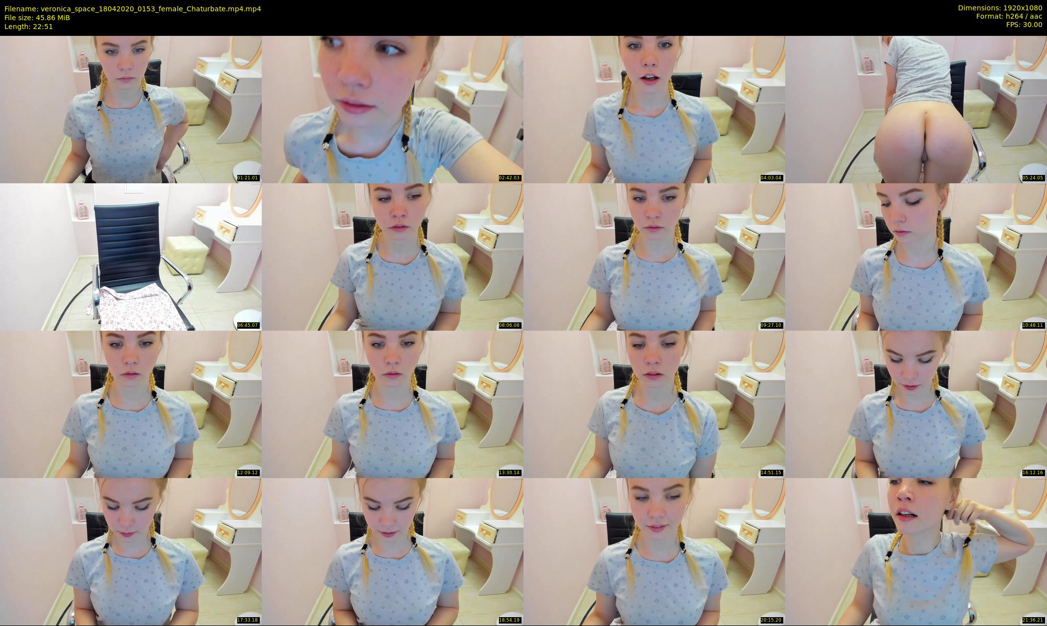 veronica_space — 23 minute Chaturbate female cam show recording, 1080p, Apr 18, 2020