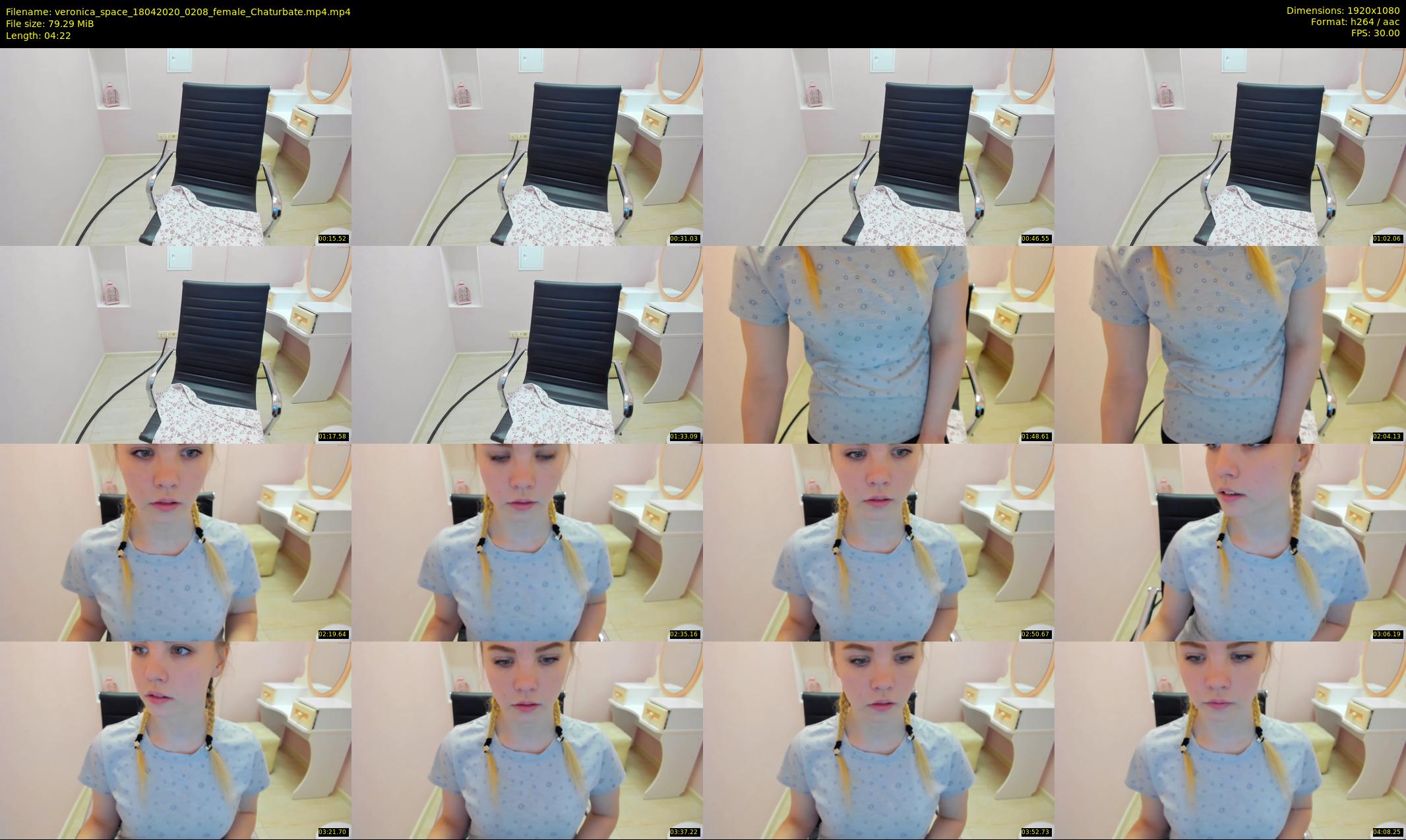 veronica_space — 5 minute Chaturbate female cam show recording, 1080p, Apr 18, 2020