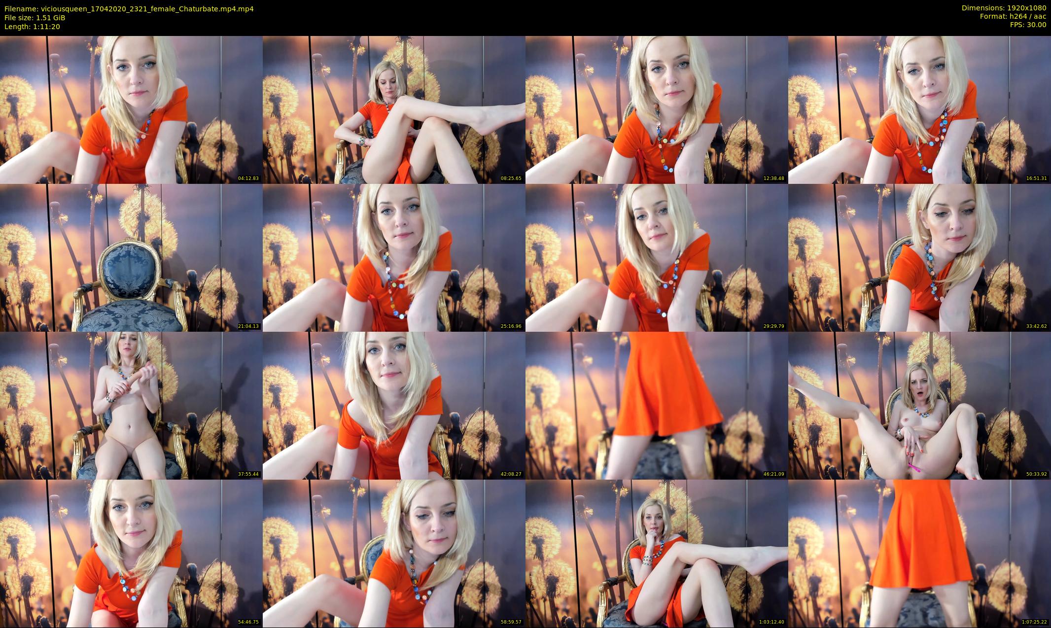 viciousqueen — 72 minute Chaturbate female cam show recording, 1080p, Apr 17, 2020