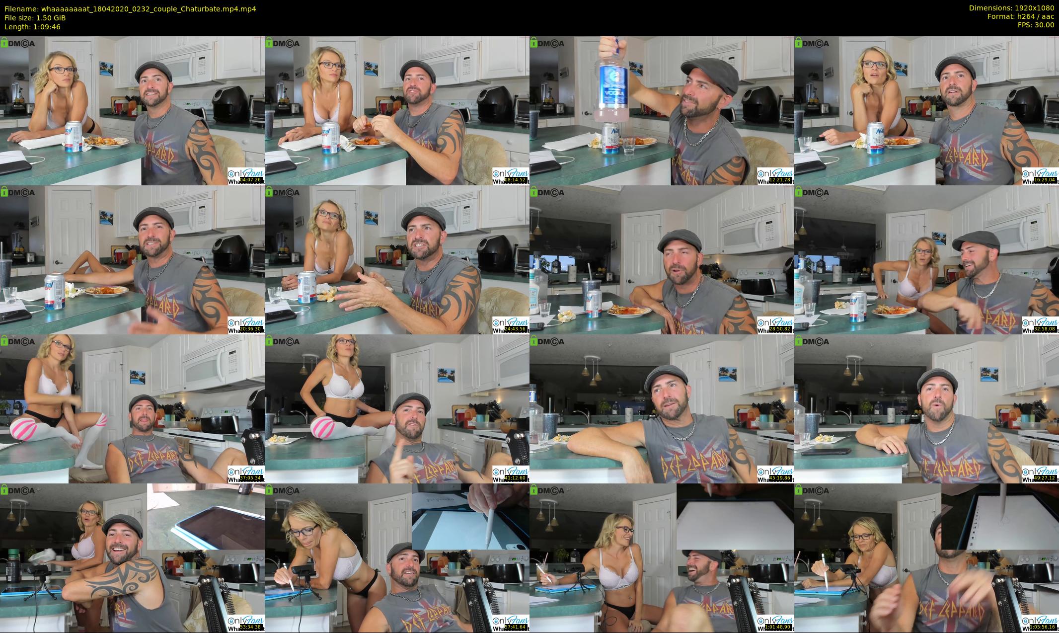 whaaaaaaaat — 70 minute Chaturbate couple cam show recording, 1080p, Apr 18, 2020