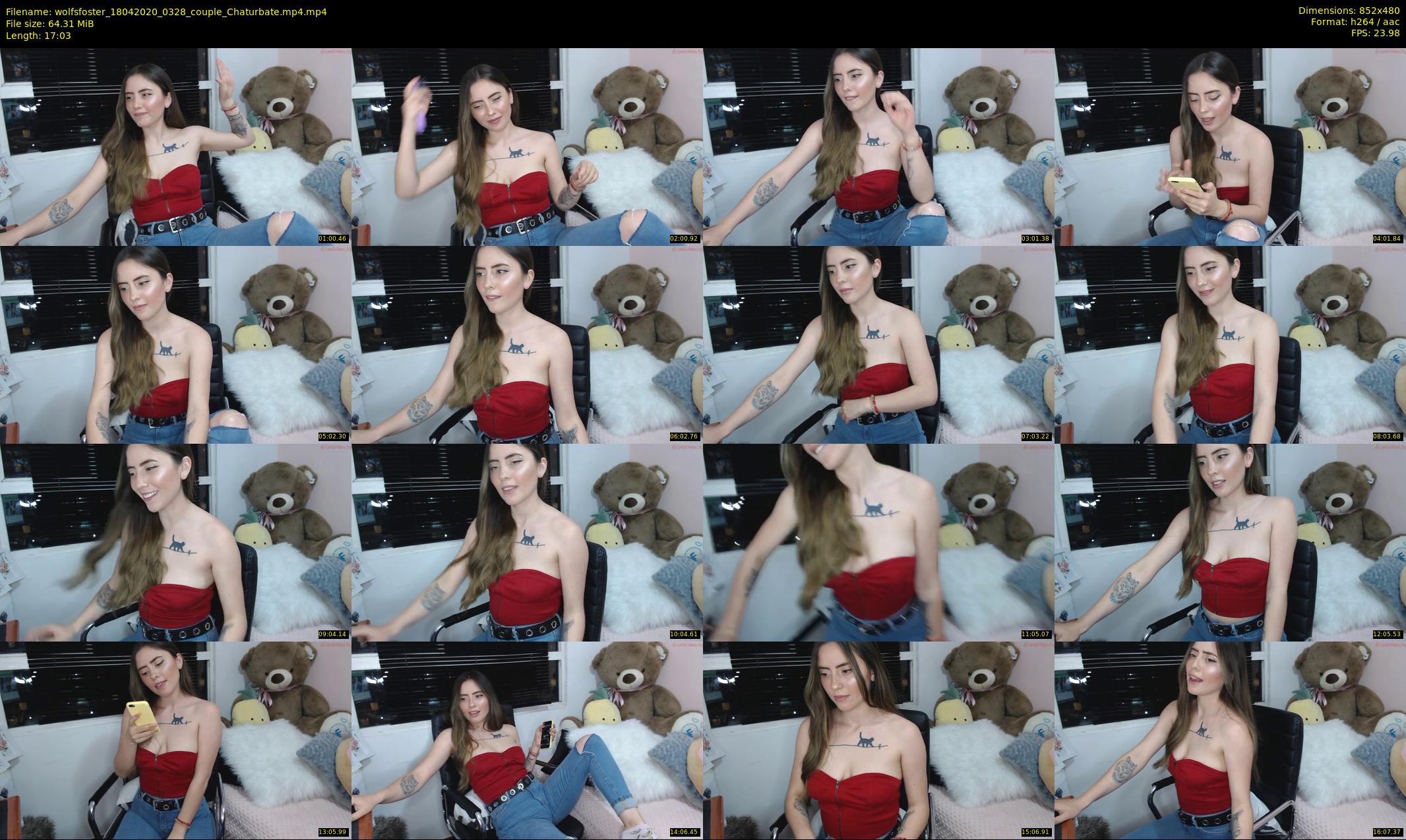 wolfsfoster — 18 minute Chaturbate couple cam show recording, 480p, Apr 18, 2020