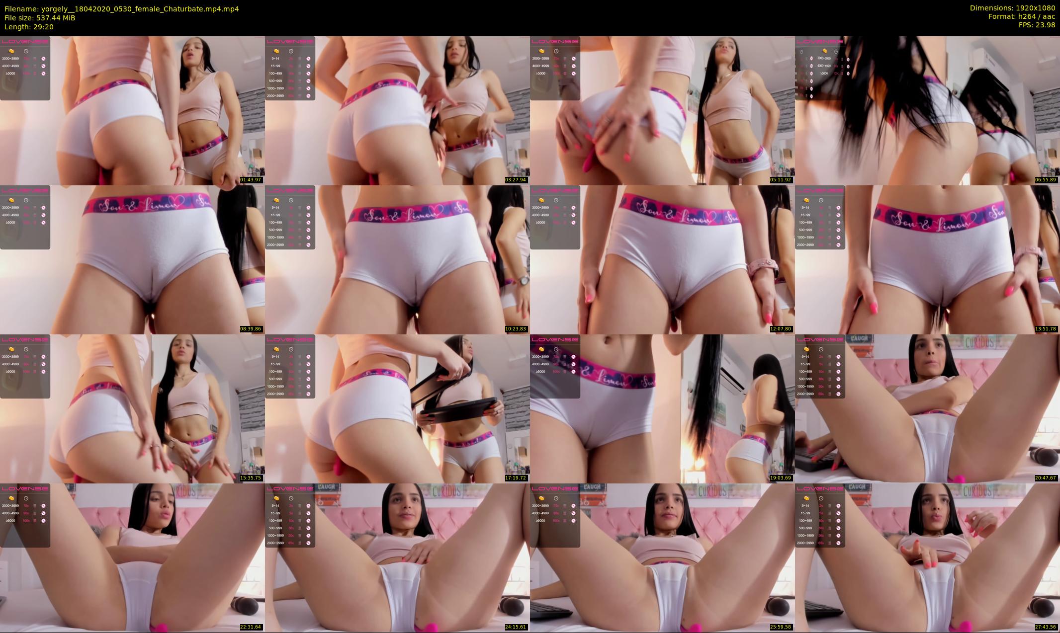 yorgely_ — 30 minute Chaturbate female cam show recording, 1080p, Apr 18, 2020