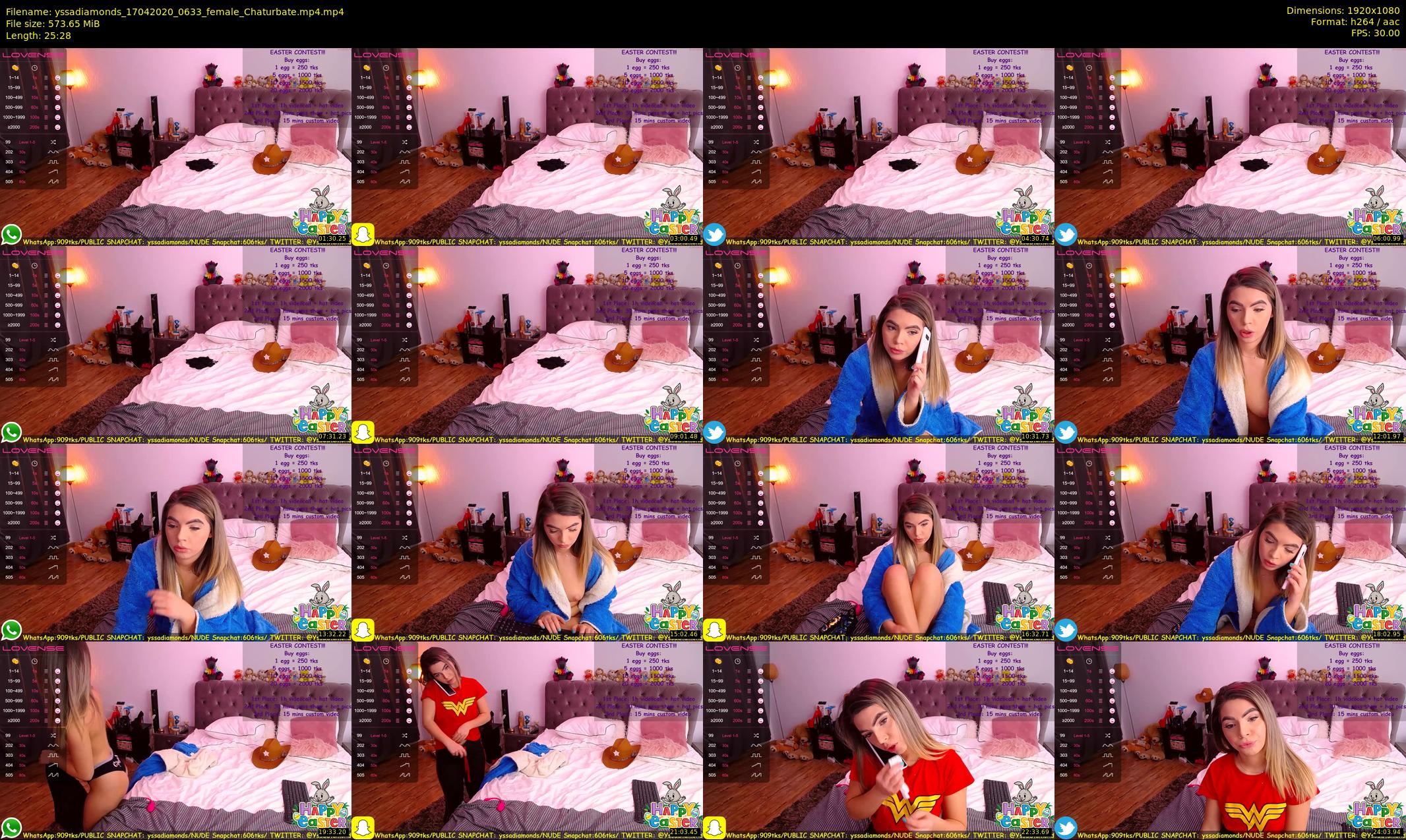 yssadiamonds — 26 minute Chaturbate female cam show recording, 1080p, Apr 17, 2020