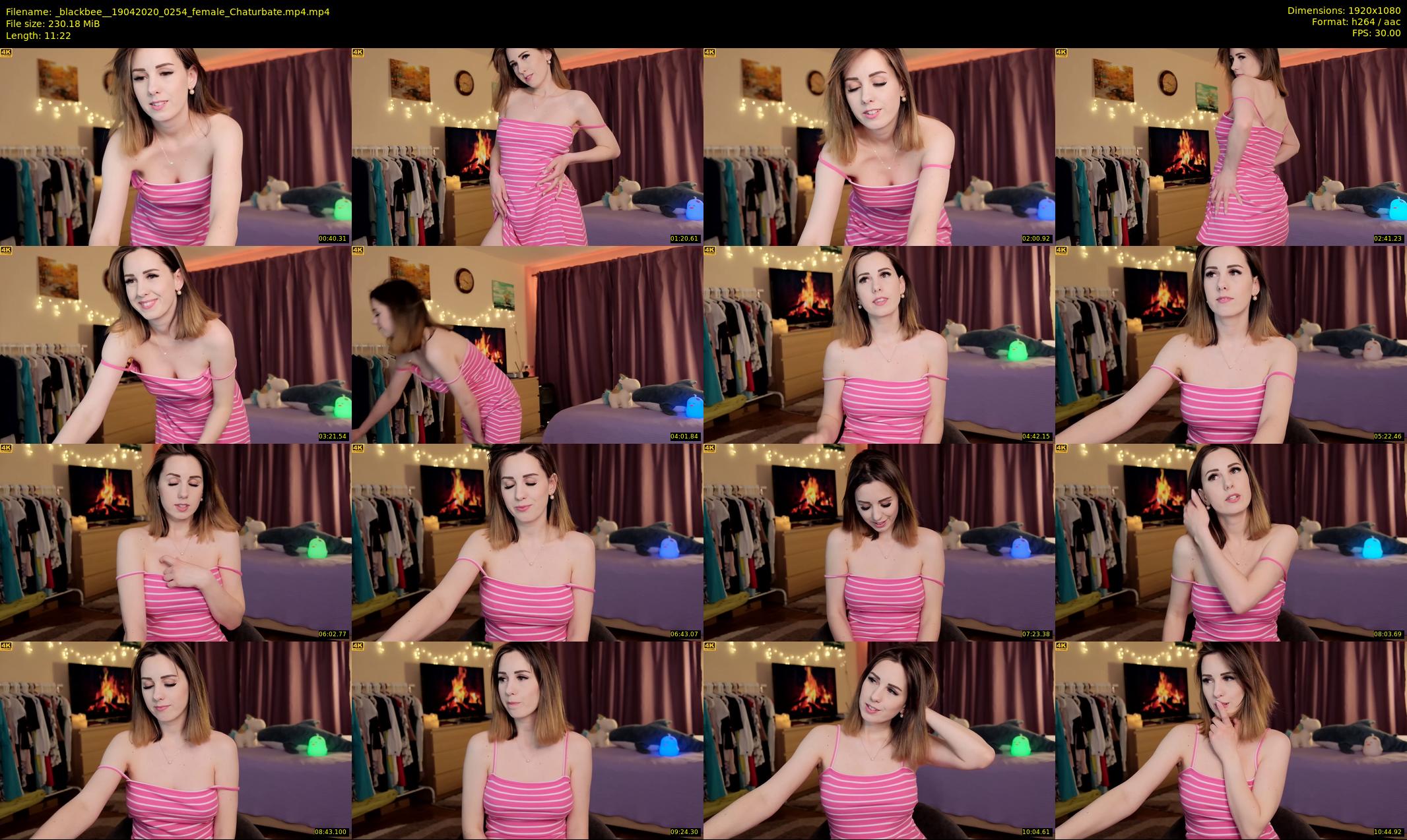 _blackbee_ — 12 minute Chaturbate female cam show recording, 1080p, Apr 19, 2020