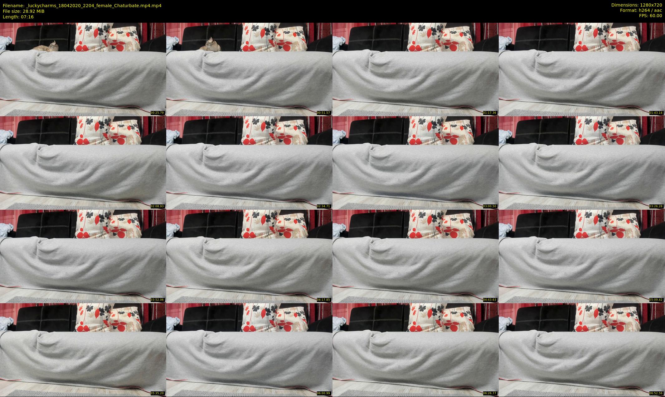 _luckycharms — 8 minute Chaturbate female cam show recording, 720p, Apr 18, 2020