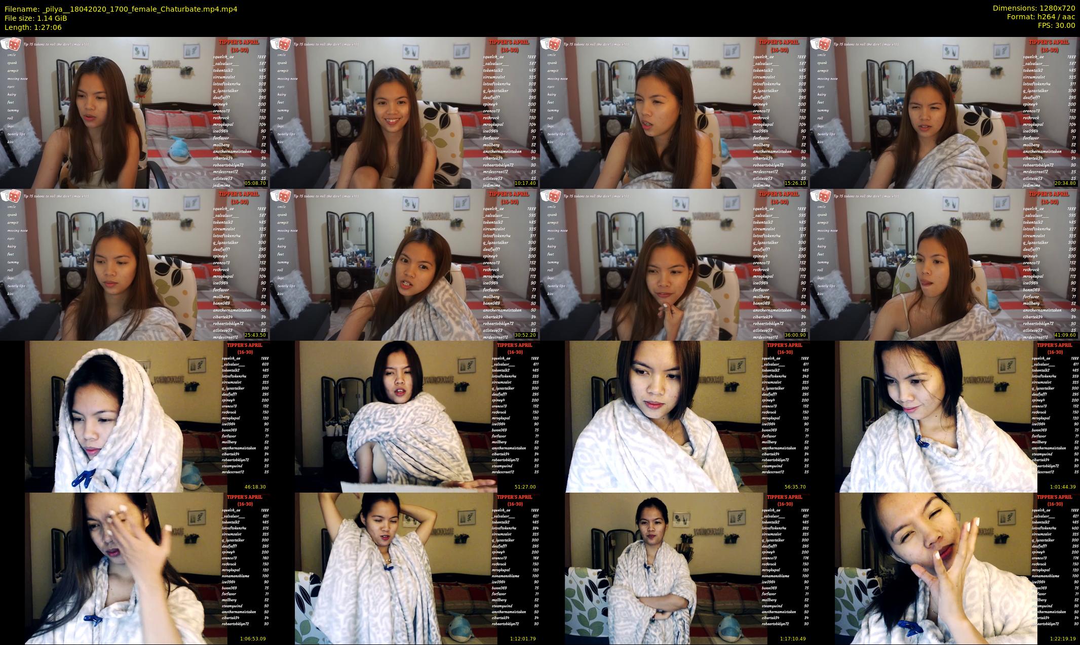 _pilya_ — 88 minute Chaturbate female cam show recording, 720p, Apr 18, 2020