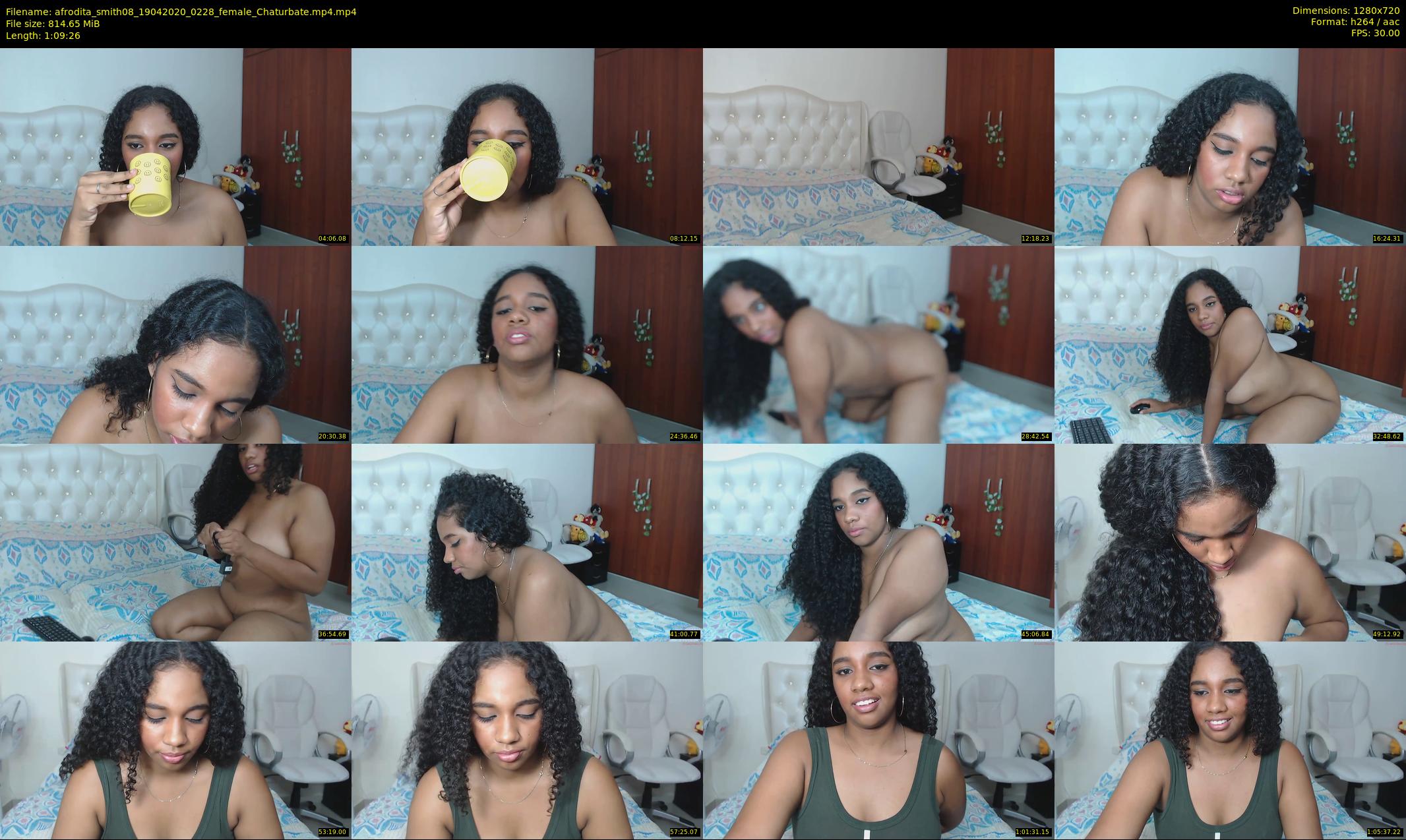 afrodita_smith08 — 70 minute Chaturbate female cam show recording, 720p, Apr 19, 2020