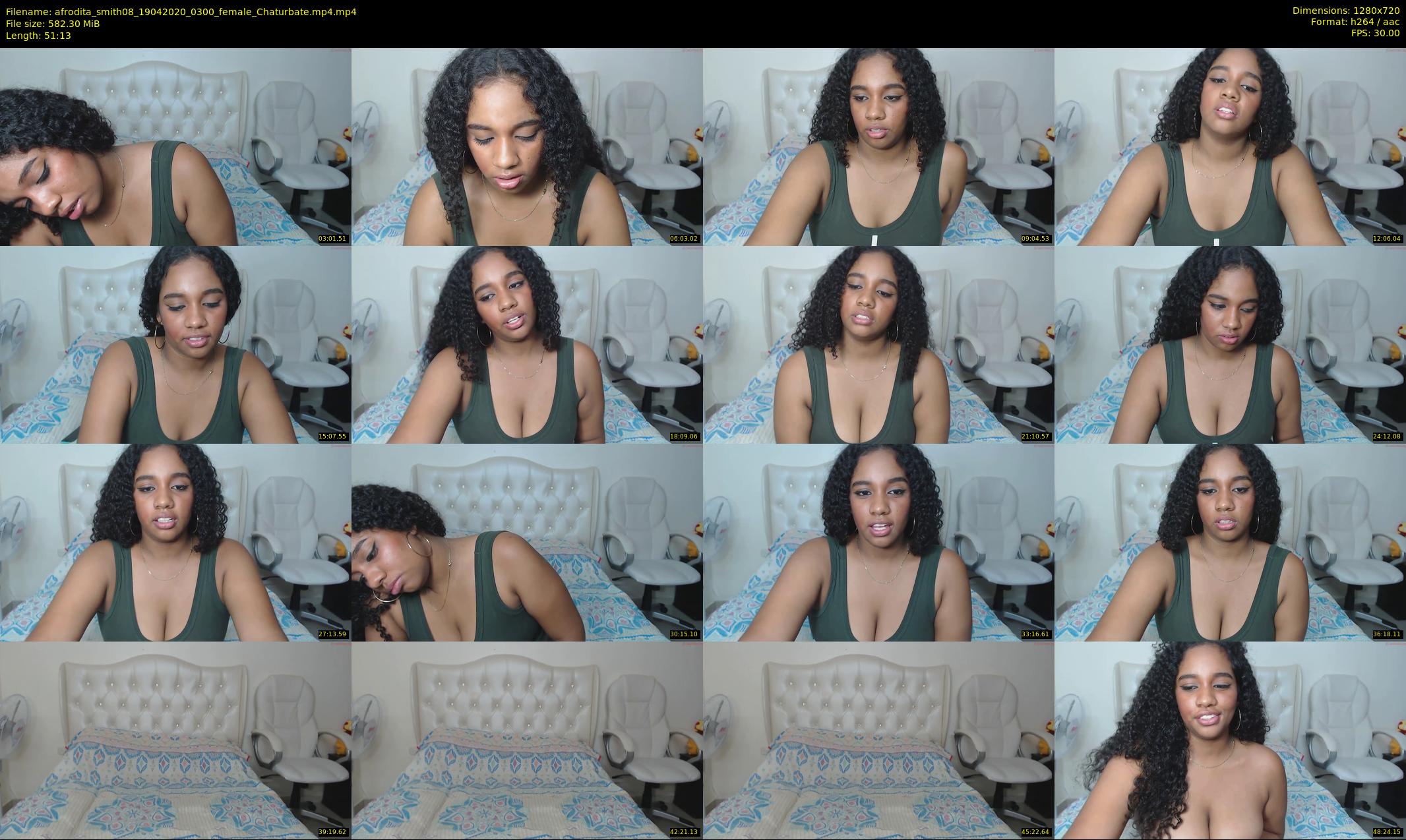 afrodita_smith08 — 52 minute Chaturbate female cam show recording, 720p, Apr 19, 2020