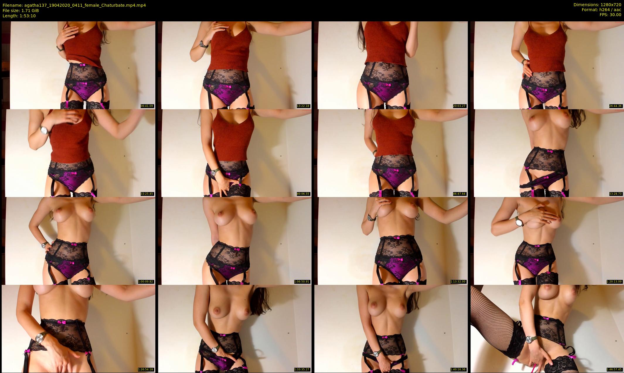agatha137 — 114 minute Chaturbate female cam show recording, 720p, Apr 19, 2020