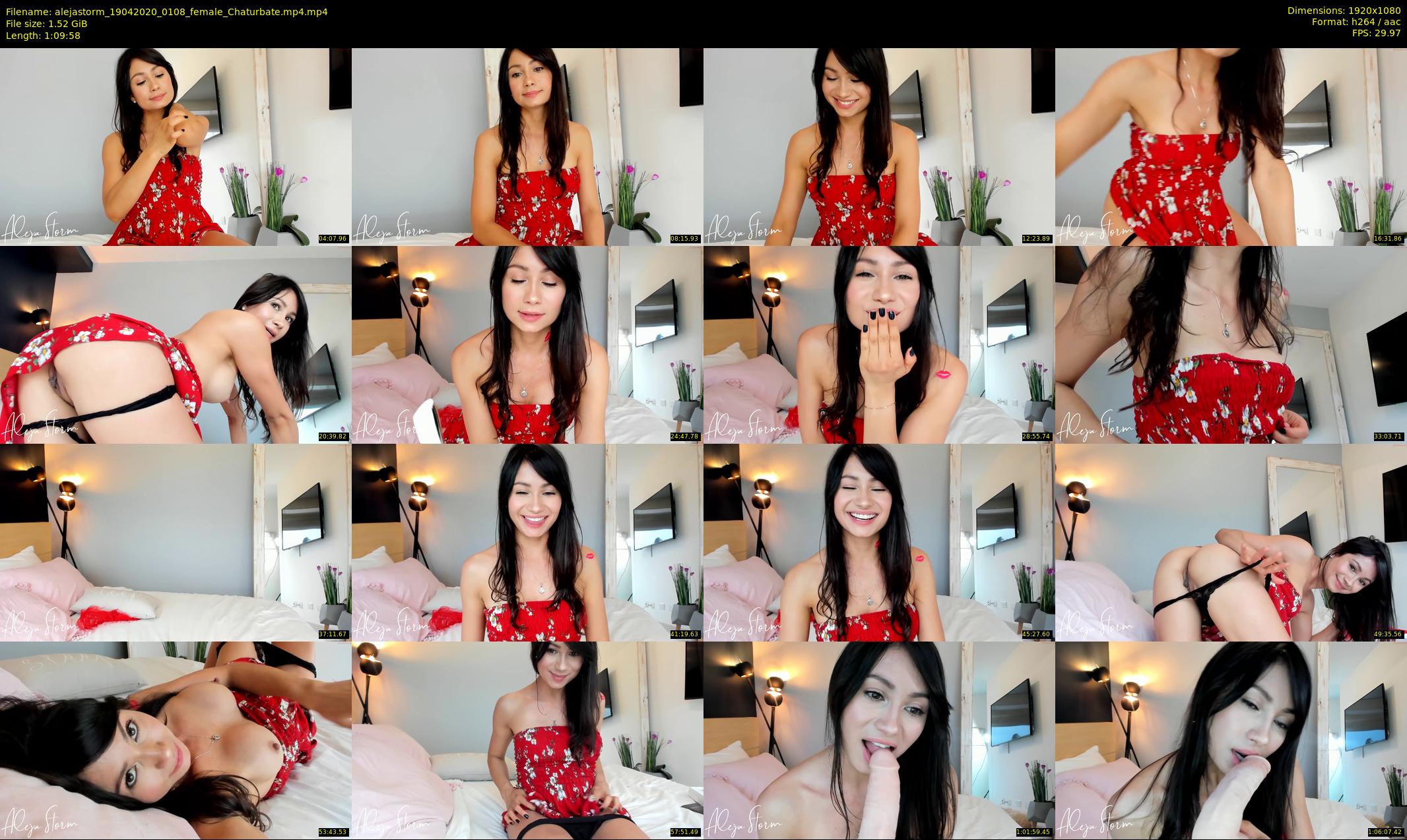alejastorm — 70 minute Chaturbate female cam show recording, 1080p, Apr 19, 2020