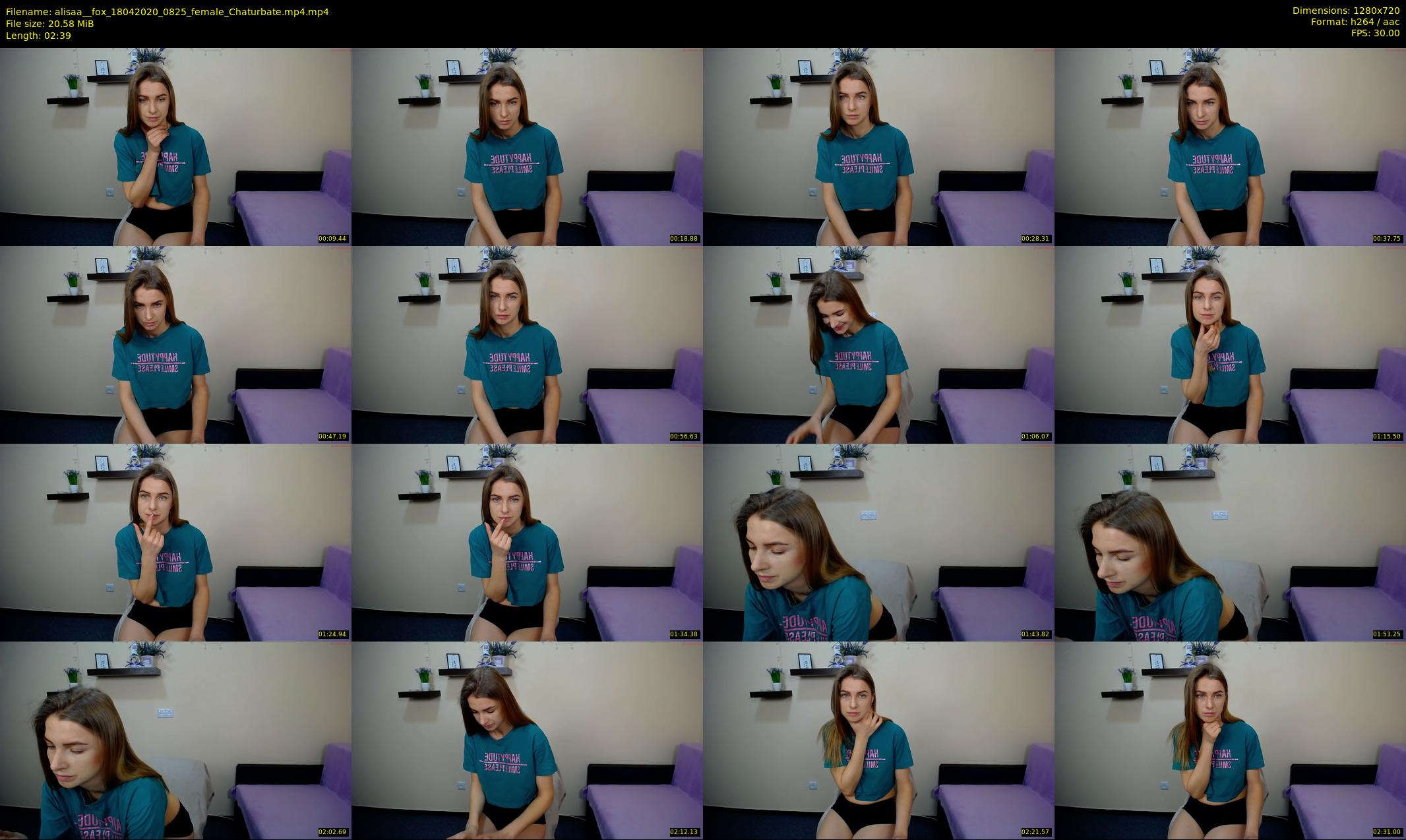 alisaa__fox — 3 minute Chaturbate female cam show recording, 720p, Apr 18, 2020