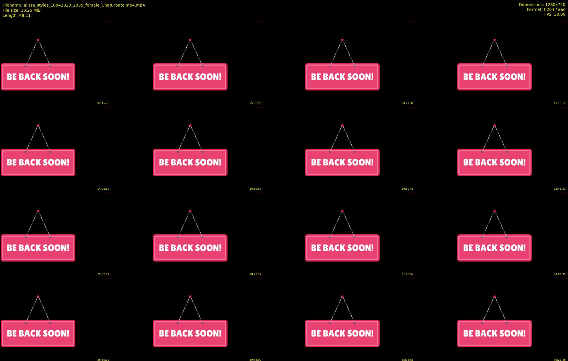 alissa_styles — 49 minute Chaturbate female cam show recording, 720p, Apr 18, 2020