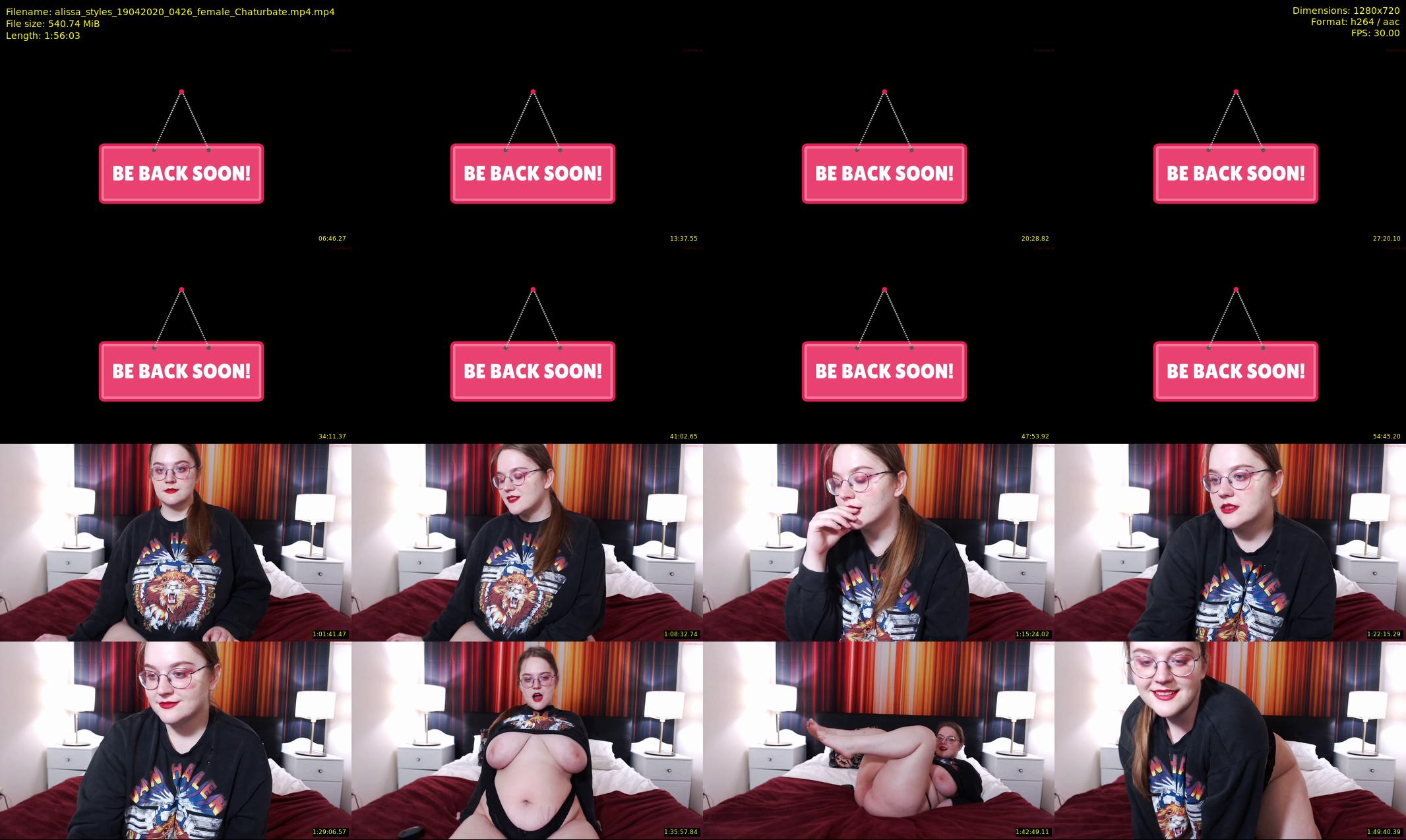 alissa_styles — 117 minute Chaturbate female cam show recording, 720p, Apr 19, 2020