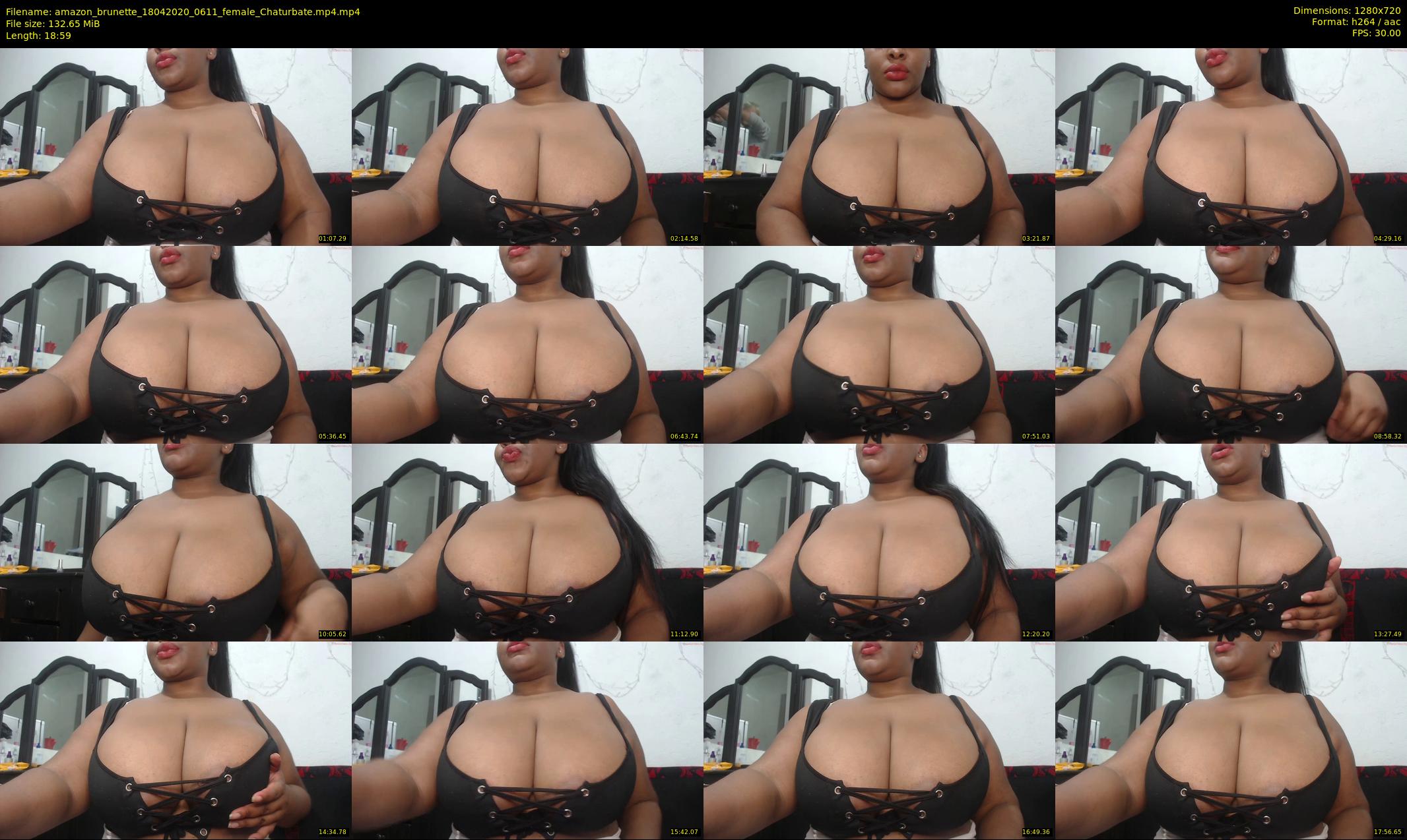 amazon_brunette — 19 minute Chaturbate female cam show recording, 720p, Apr 18, 2020