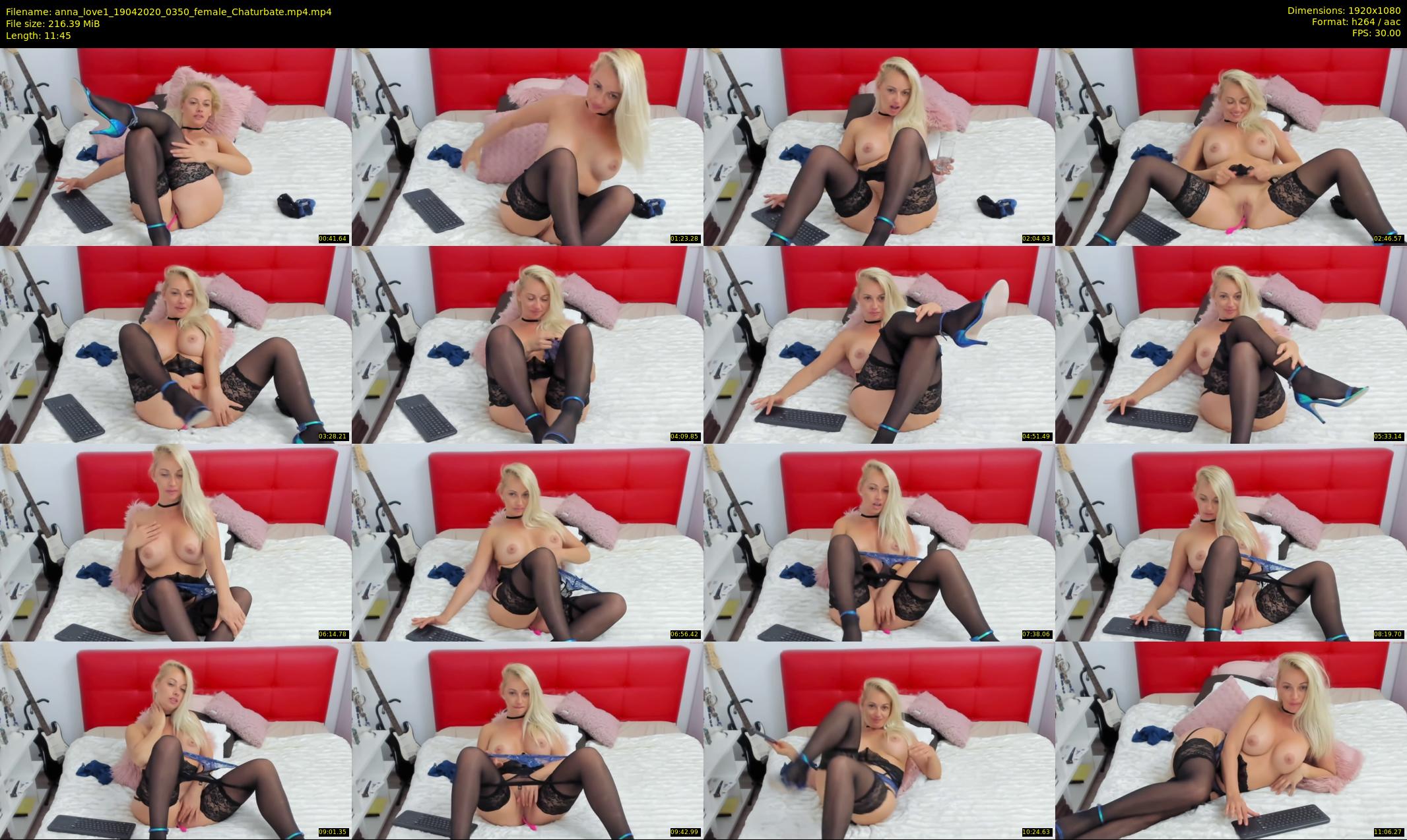 anna_love1 — 12 minute Chaturbate female cam show recording, 1080p, Apr 19, 2020