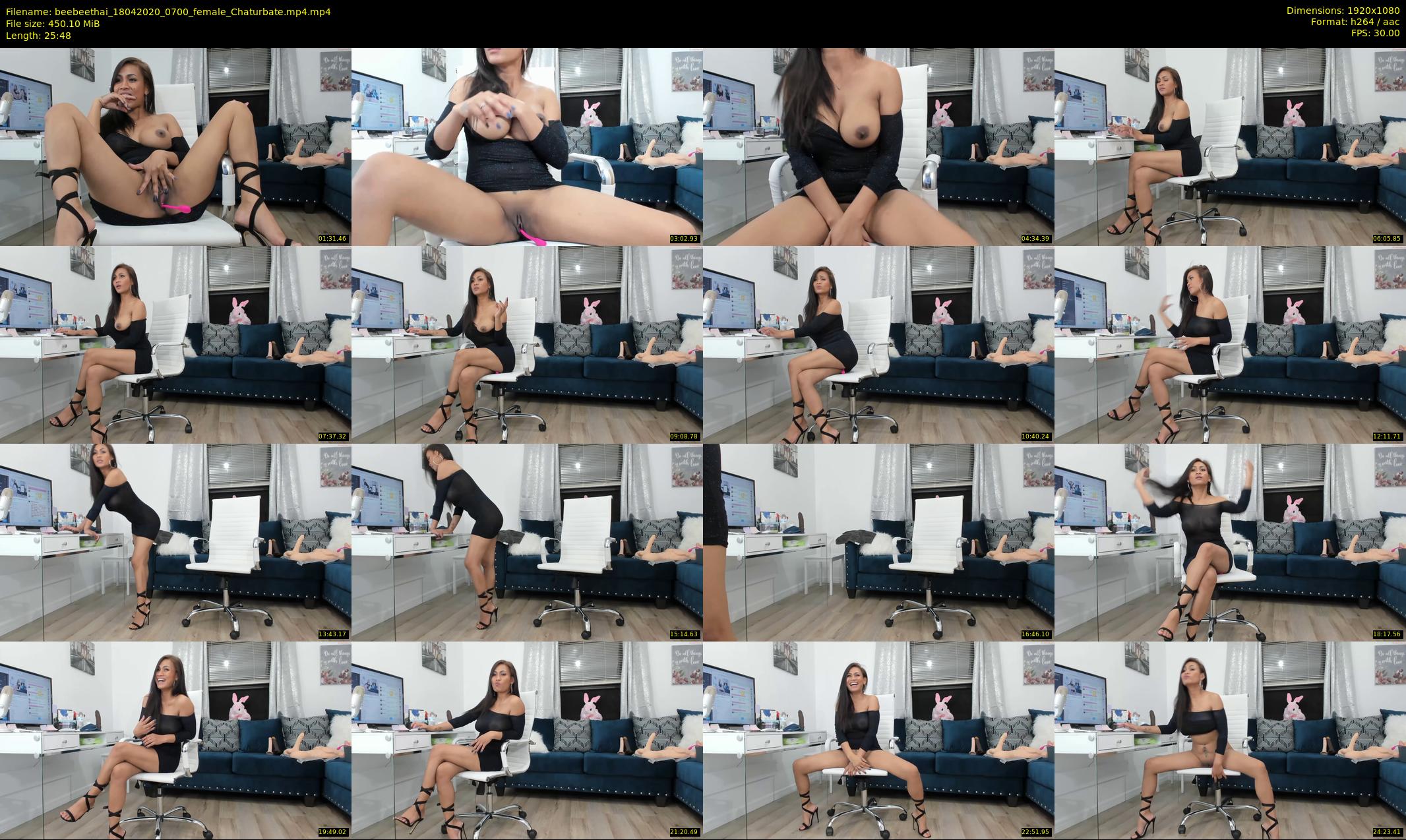 beebeethai — 26 minute Chaturbate female cam show recording, 1080p, Apr 18, 2020