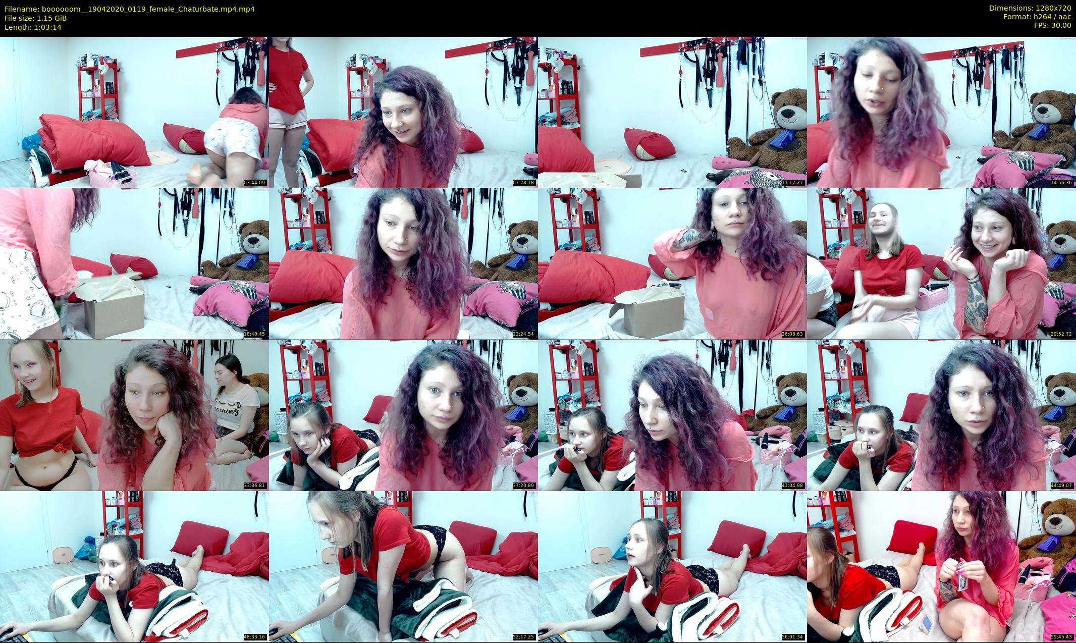 boooooom_ — 64 minute Chaturbate female cam show recording, 720p, Apr 19, 2020