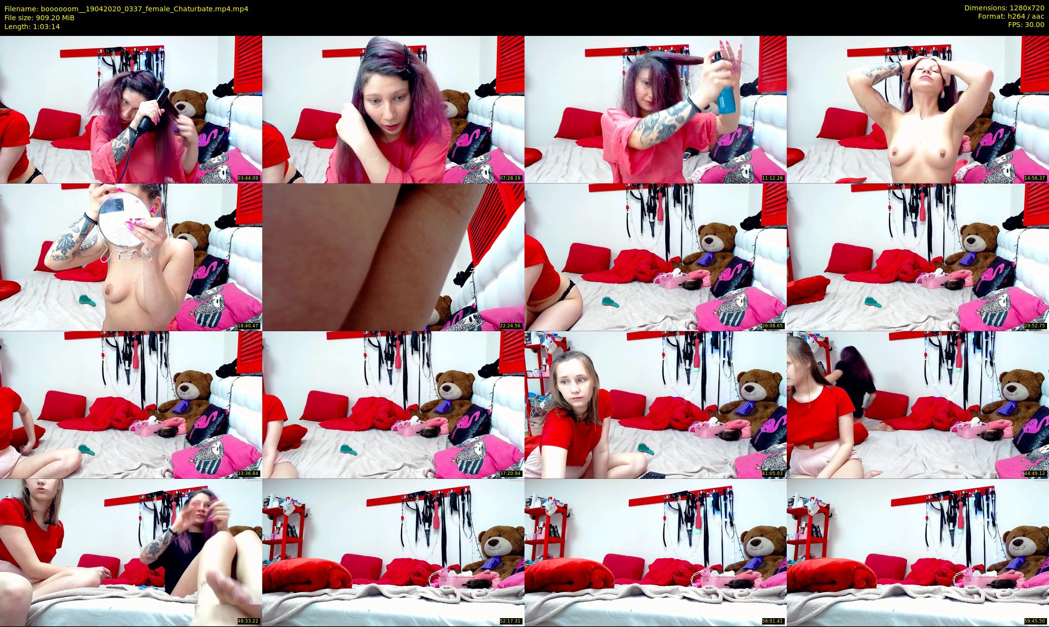 boooooom_ — 64 minute Chaturbate female cam show recording, 720p, Apr 19, 2020