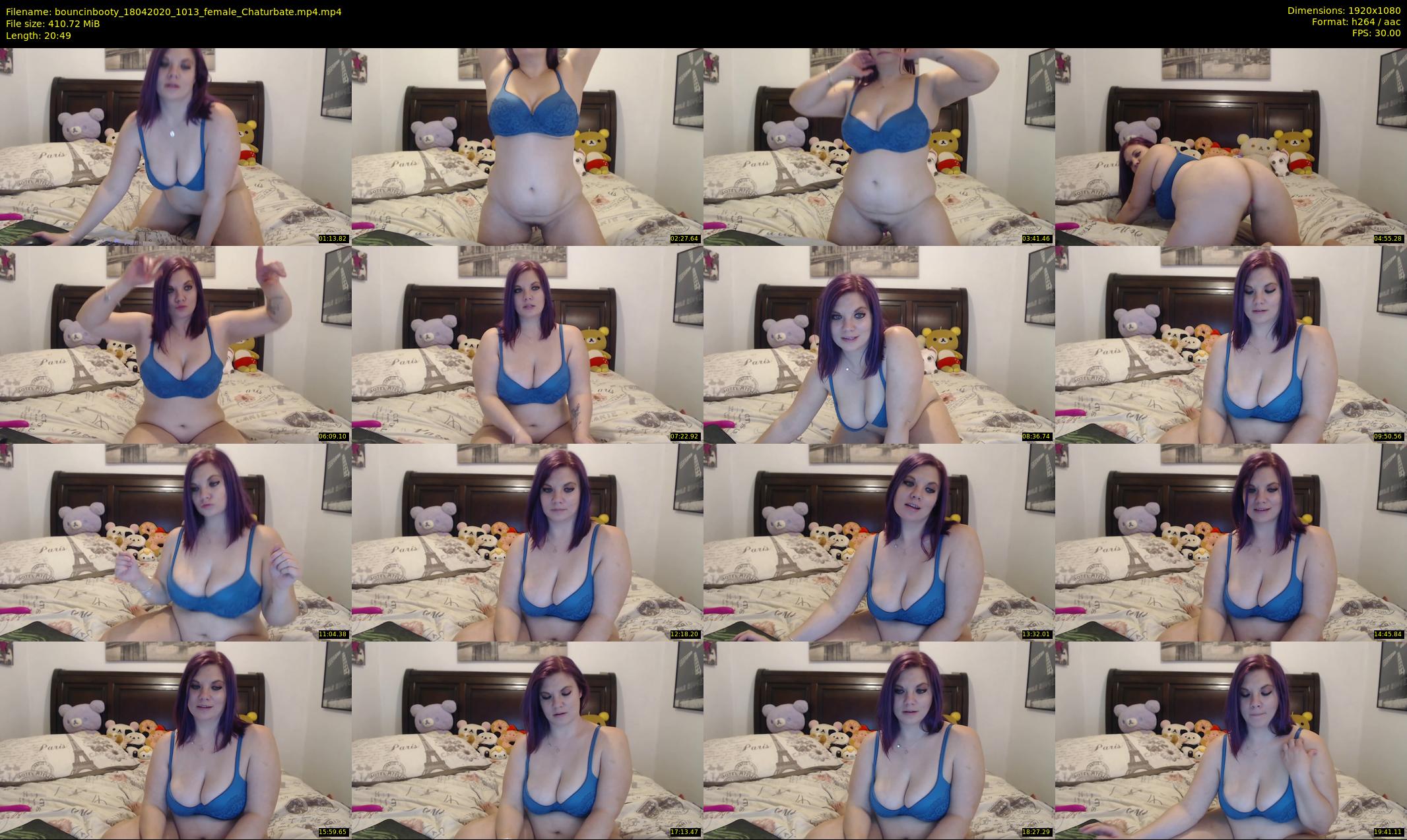 bouncinbooty — 21 minute Chaturbate female cam show recording, 1080p, Apr 18, 2020