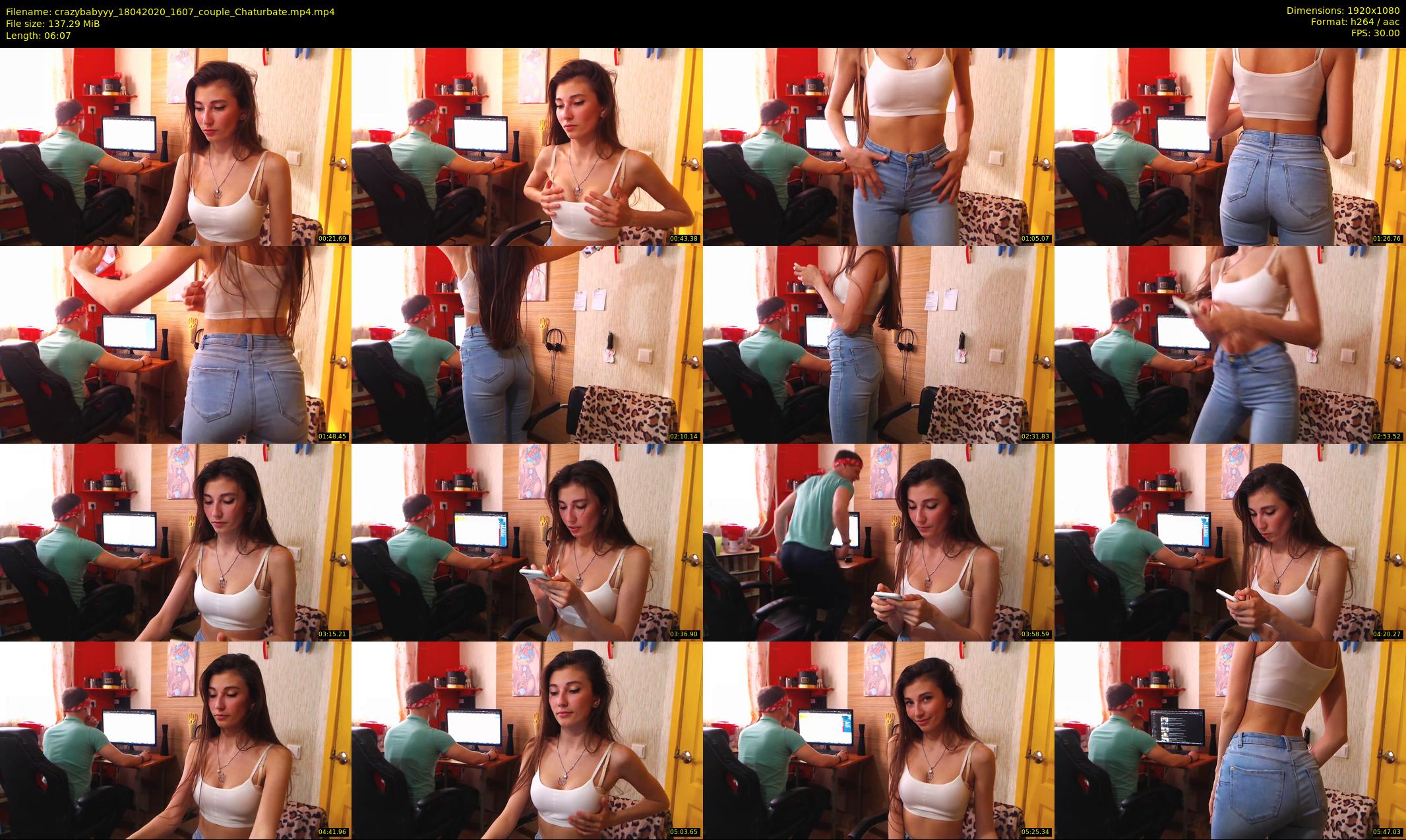crazybabyyy — 7 minute Chaturbate couple cam show recording, 1080p, Apr 18, 2020