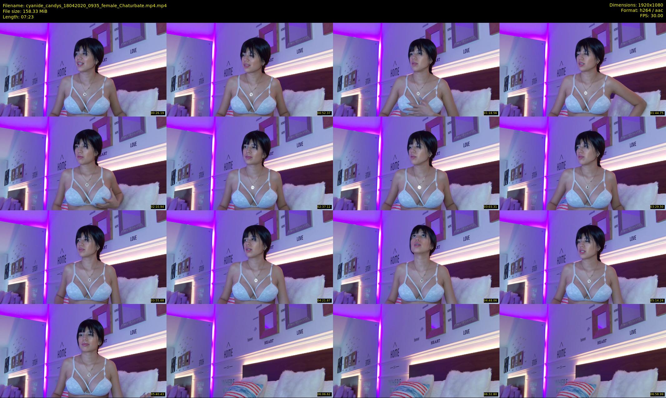 cyanide_candys — 8 minute Chaturbate female cam show recording, 1080p, Apr 18, 2020