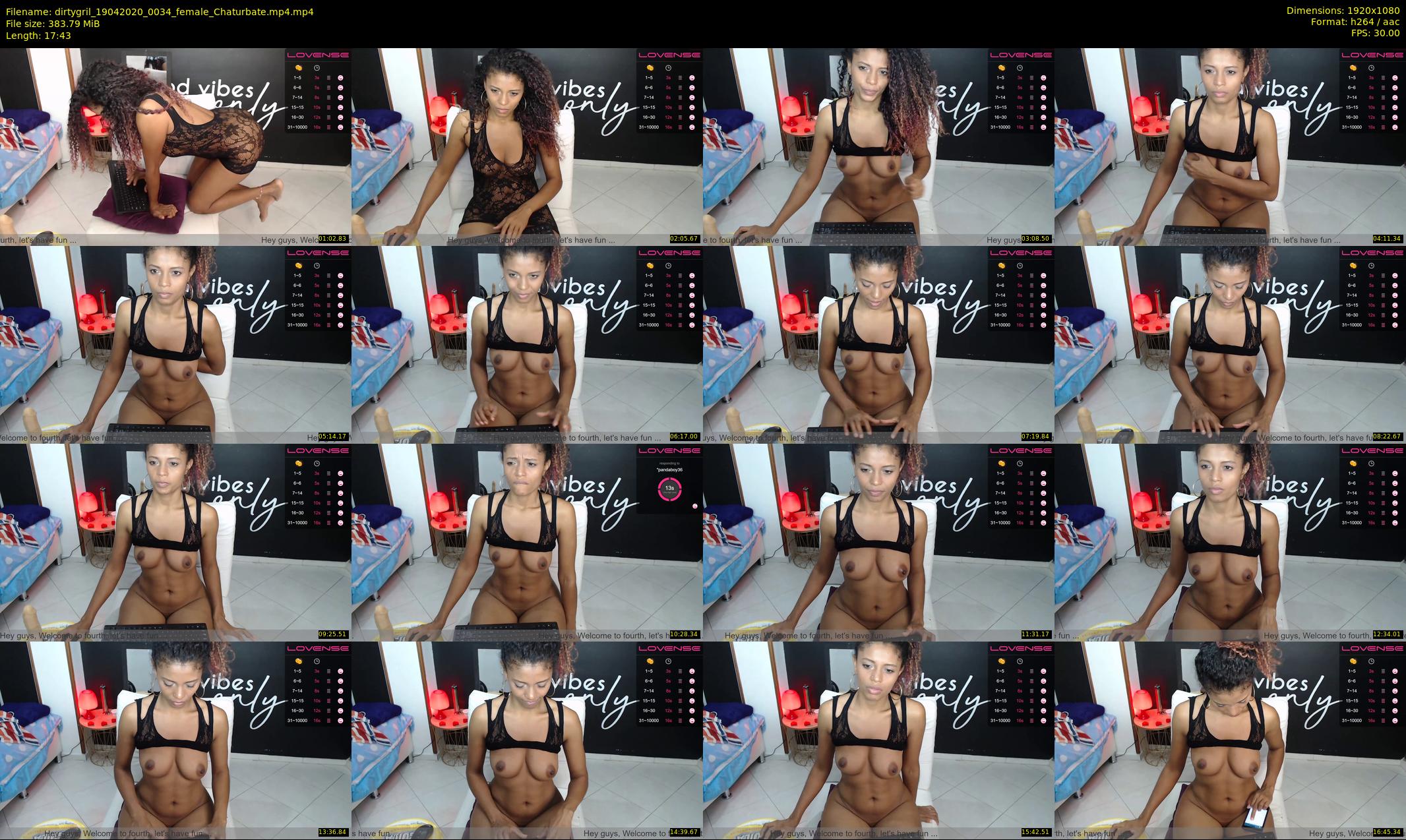 dirtygril — 18 minute Chaturbate female cam show recording, 1080p, Apr 19, 2020