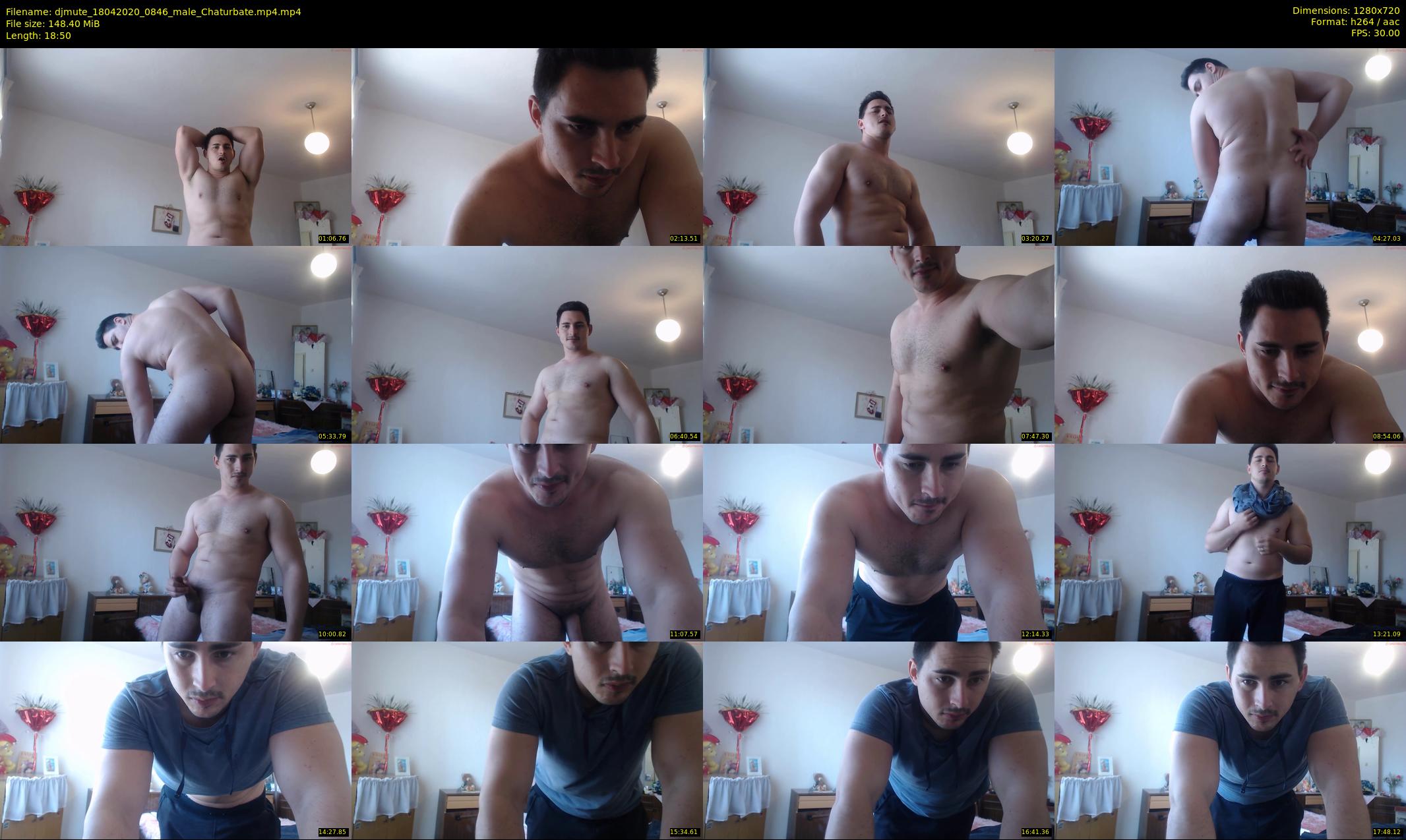 djmute — 19 minute Chaturbate male cam show recording, 720p, Apr 18, 2020