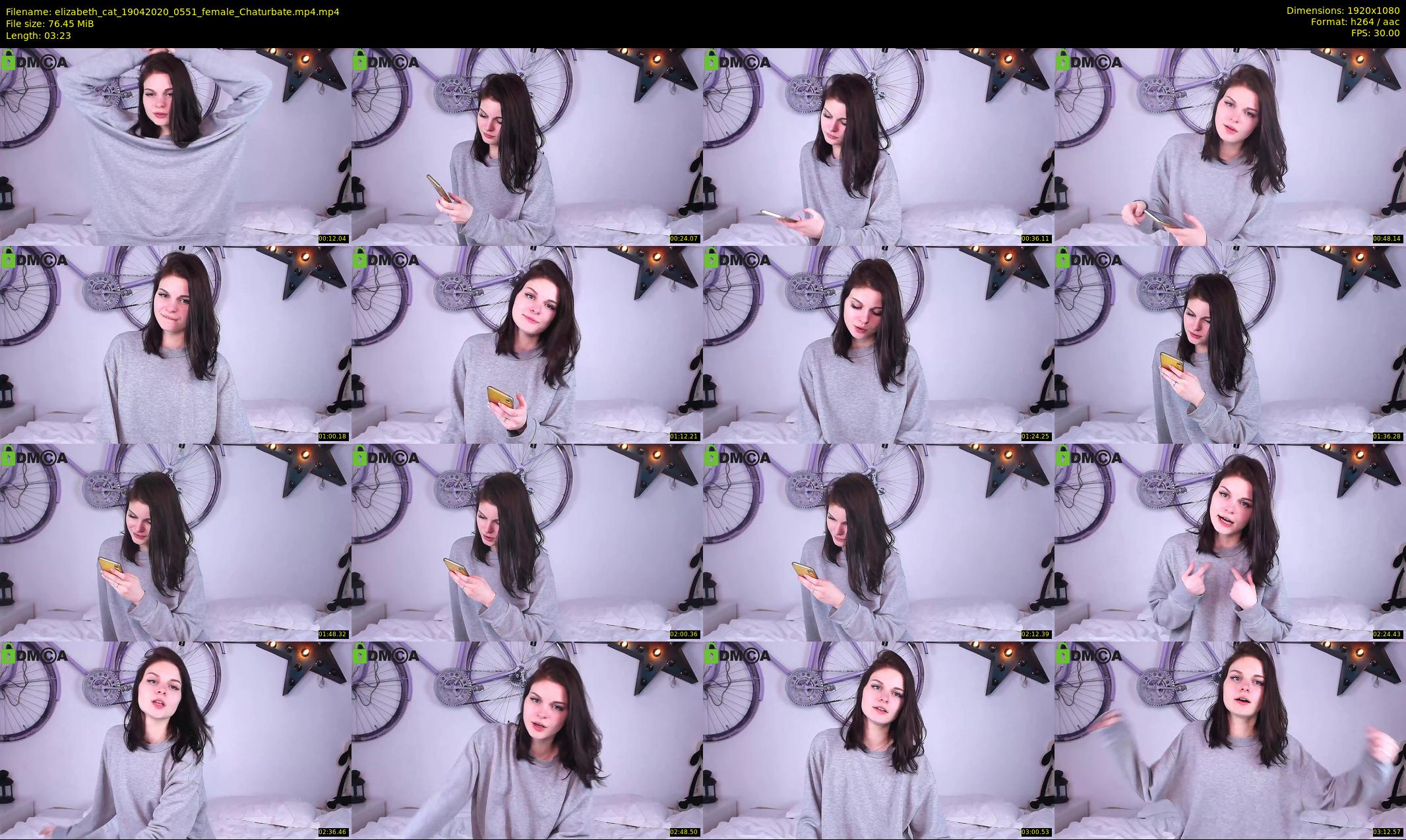 elizabeth_cat — 4 minute Chaturbate female cam show recording, 1080p, Apr 19, 2020