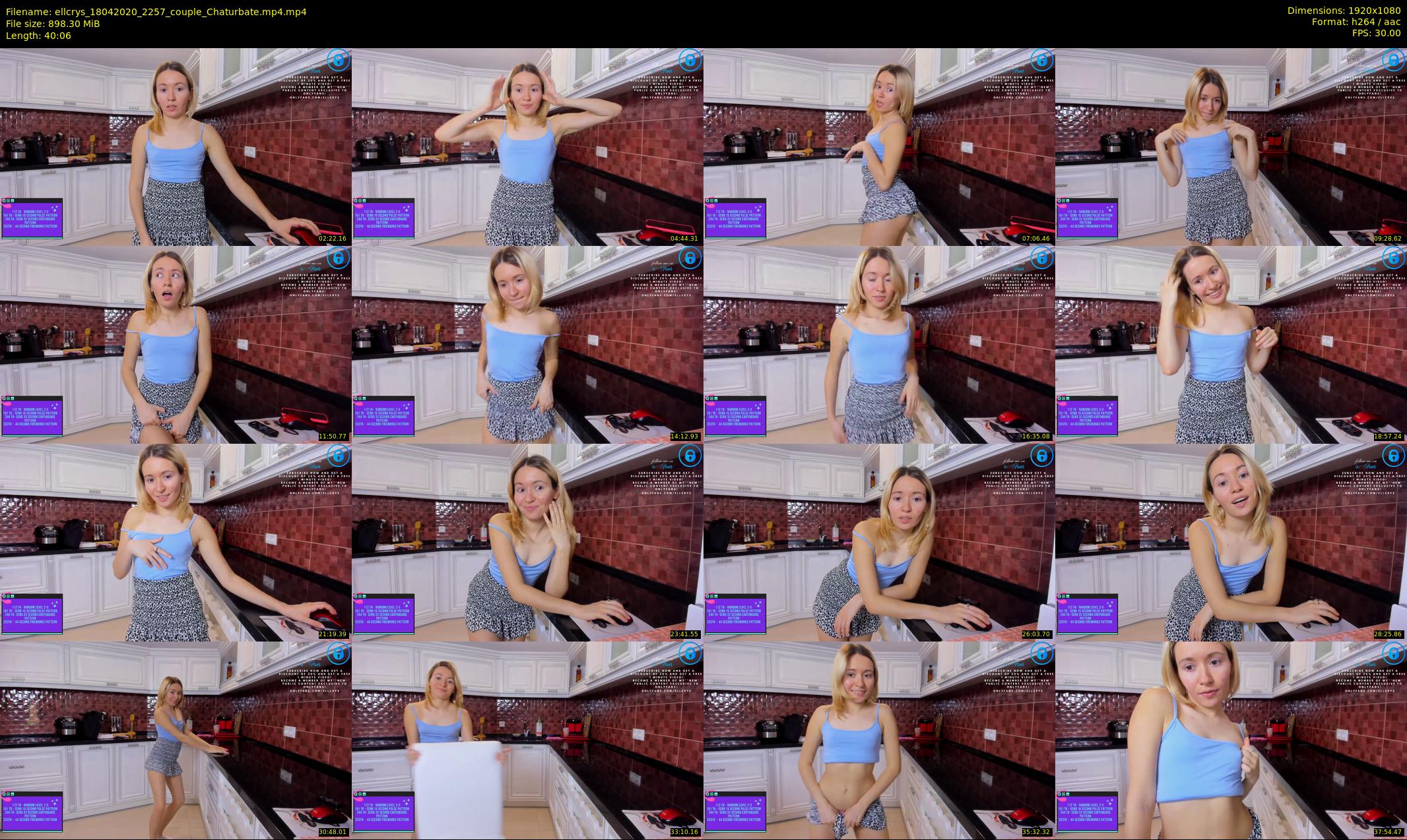 ellcrys — 41 minute Chaturbate couple cam show recording, 1080p, Apr 18, 2020