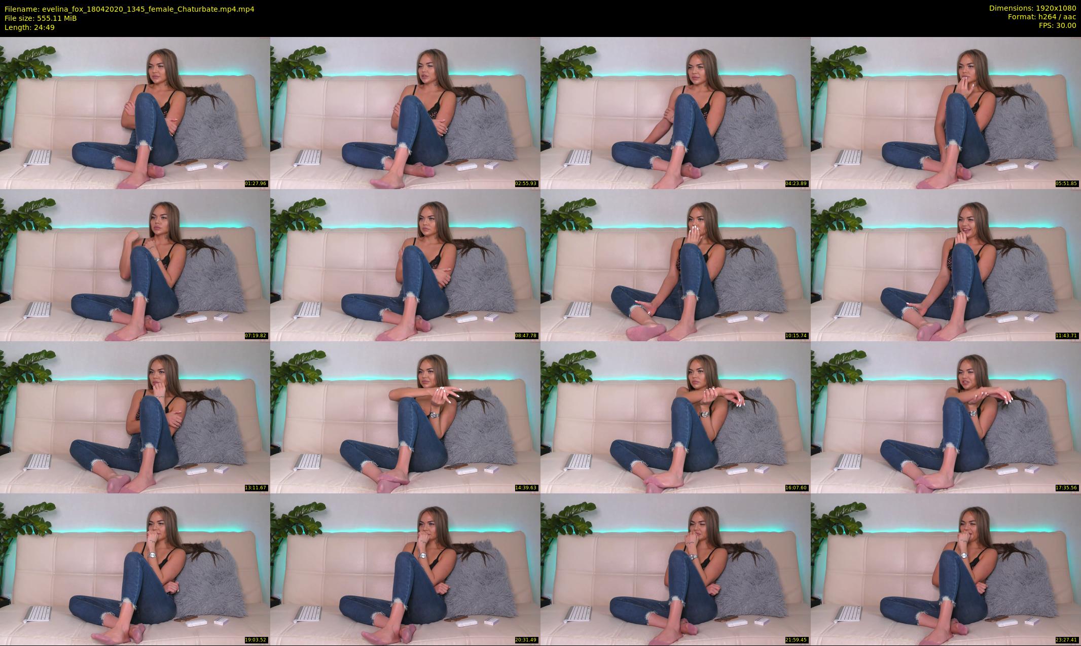 evelina_fox — 25 minute Chaturbate female cam show recording, 1080p, Apr 18, 2020