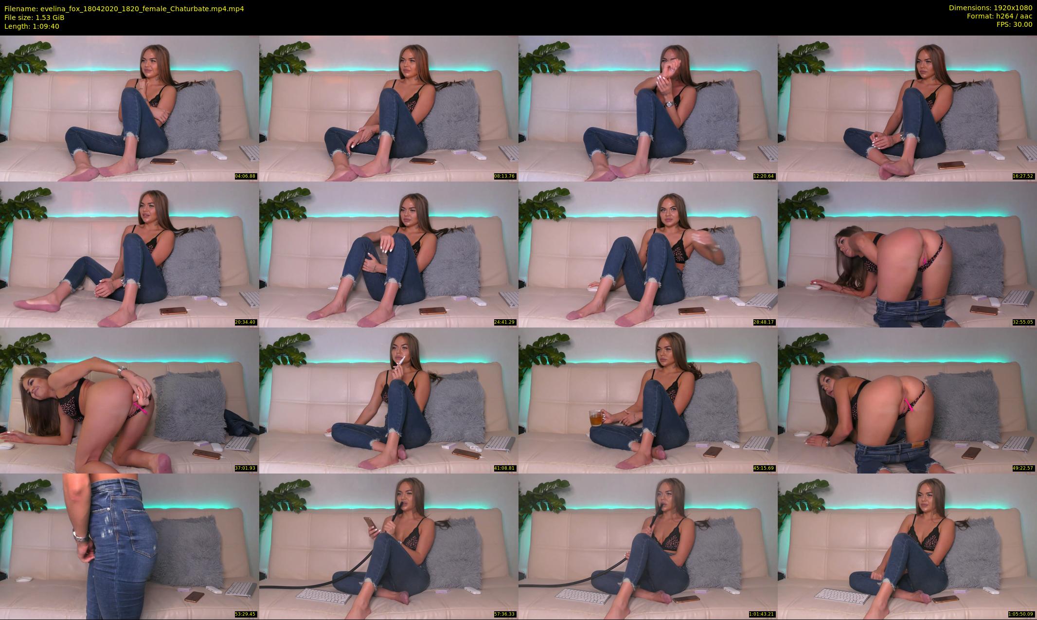 evelina_fox — 70 minute Chaturbate female cam show recording, 1080p, Apr 18, 2020