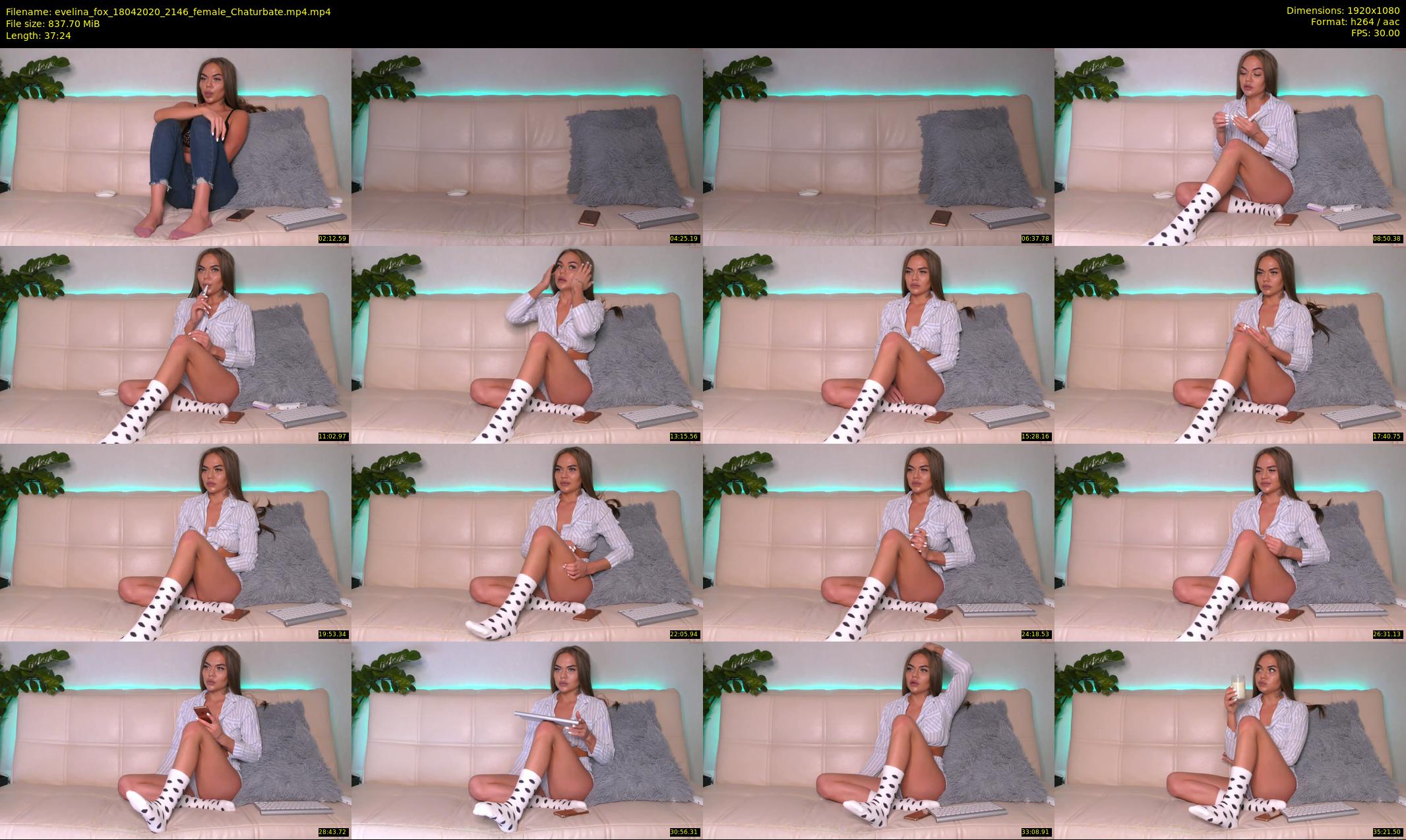 evelina_fox — 38 minute Chaturbate female cam show recording, 1080p, Apr 18, 2020