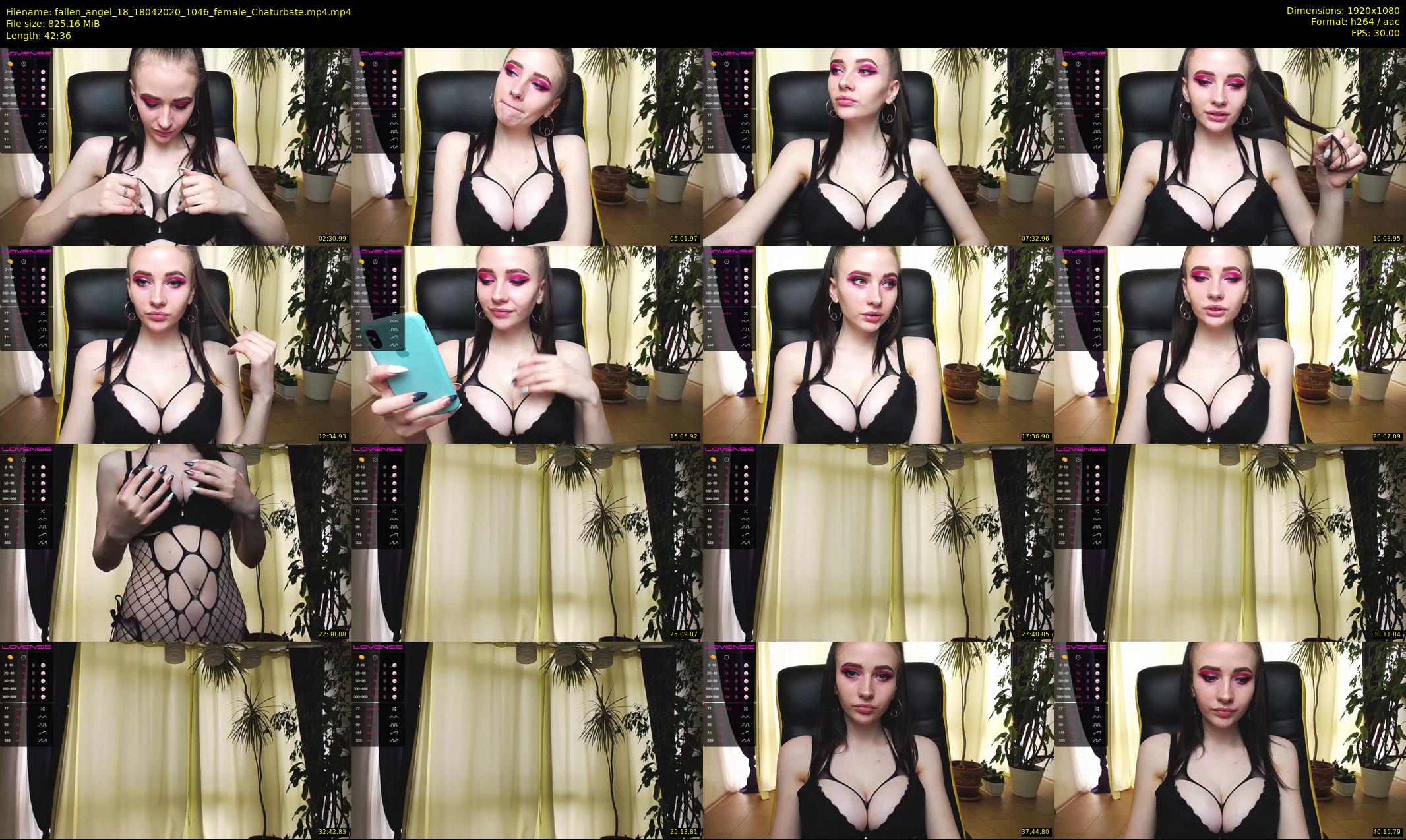 fallen_angel_18 — 43 minute Chaturbate female cam show recording, 1080p, Apr 18, 2020