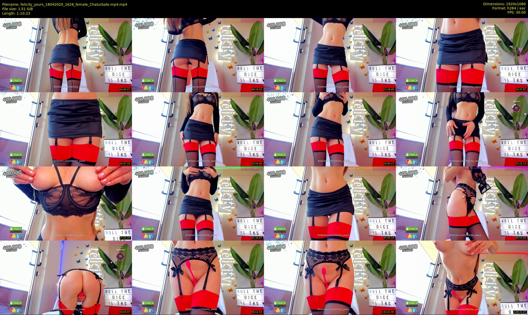 felicity_yours — 71 minute Chaturbate female cam show recording, 1080p, Apr 18, 2020