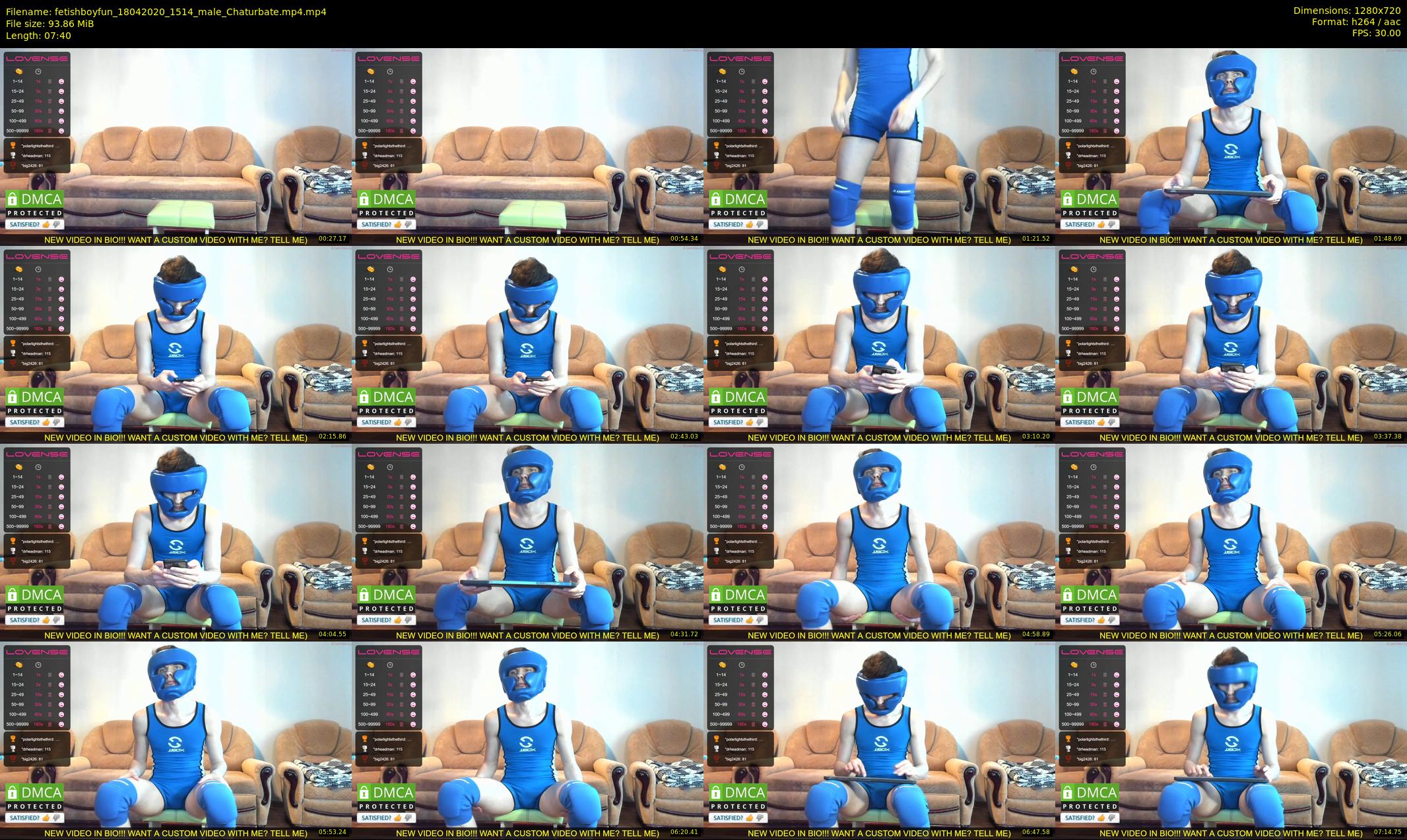 fetishboyfun — 8 minute Chaturbate male cam show recording, 720p, Apr 18, 2020